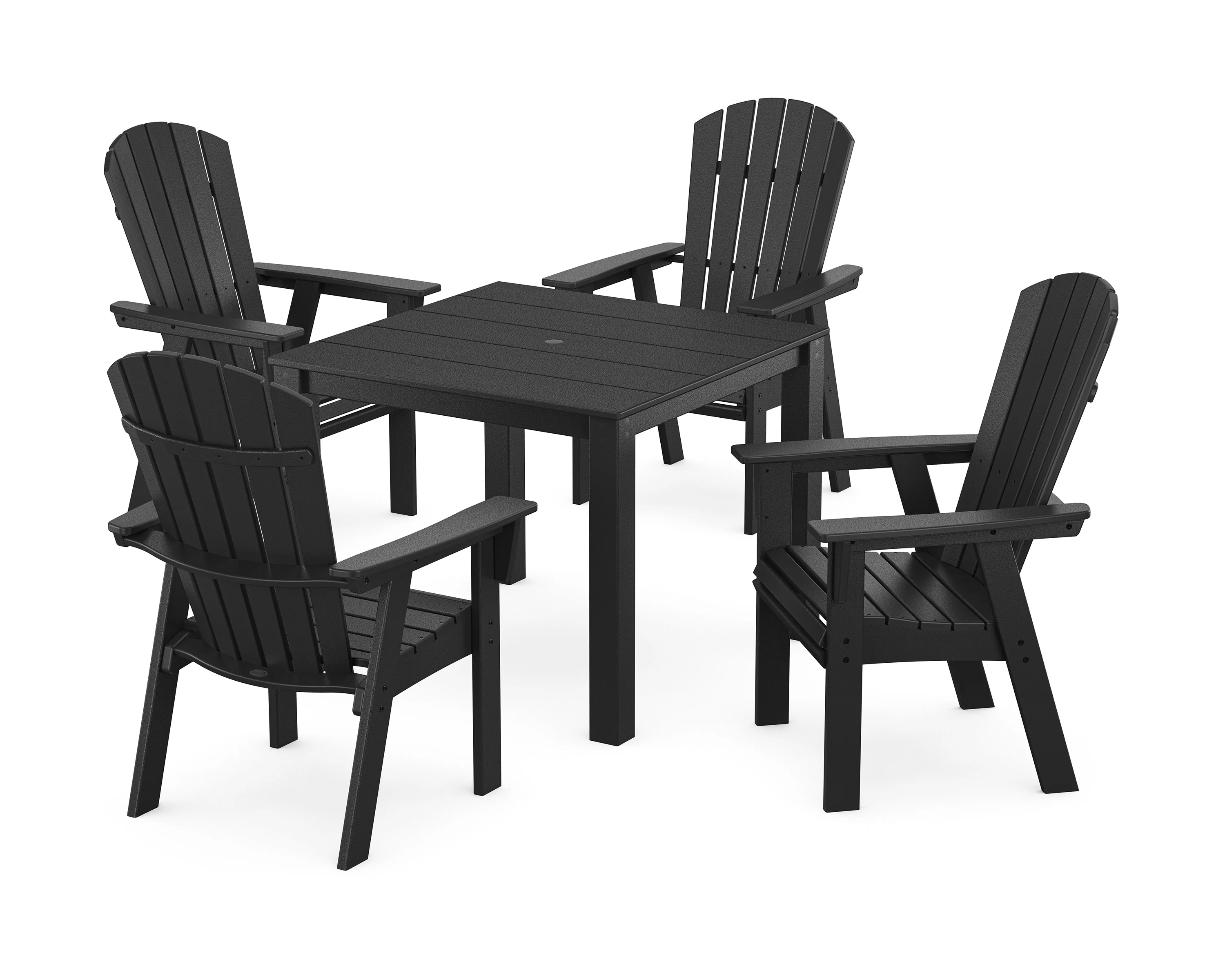 Nautical Curveback Adirondack 5-Piece Parsons Dining Set - Image 8