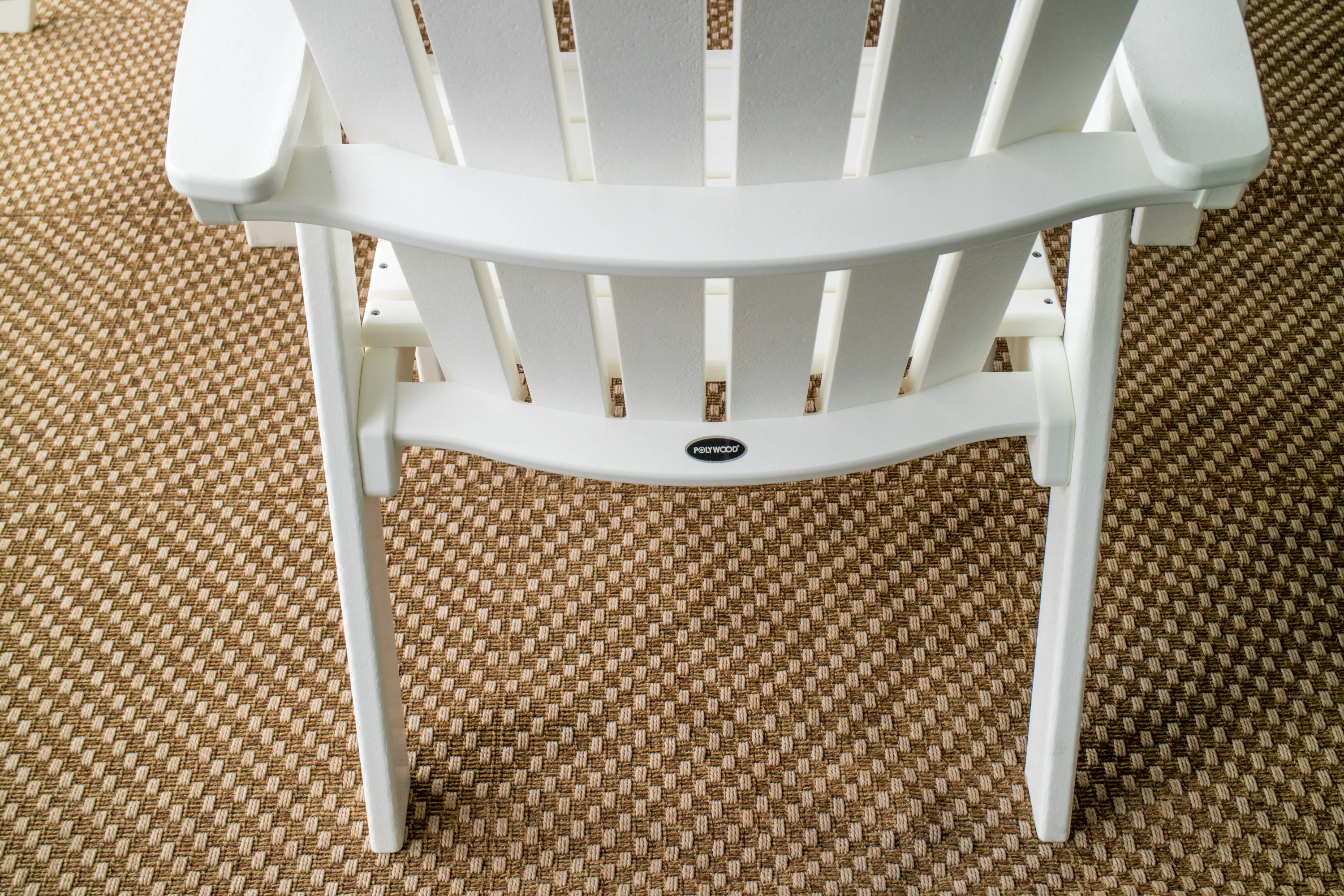 Nautical Curveback Adirondack 7-Piece Dining Set with Trestle Legs - Image 4