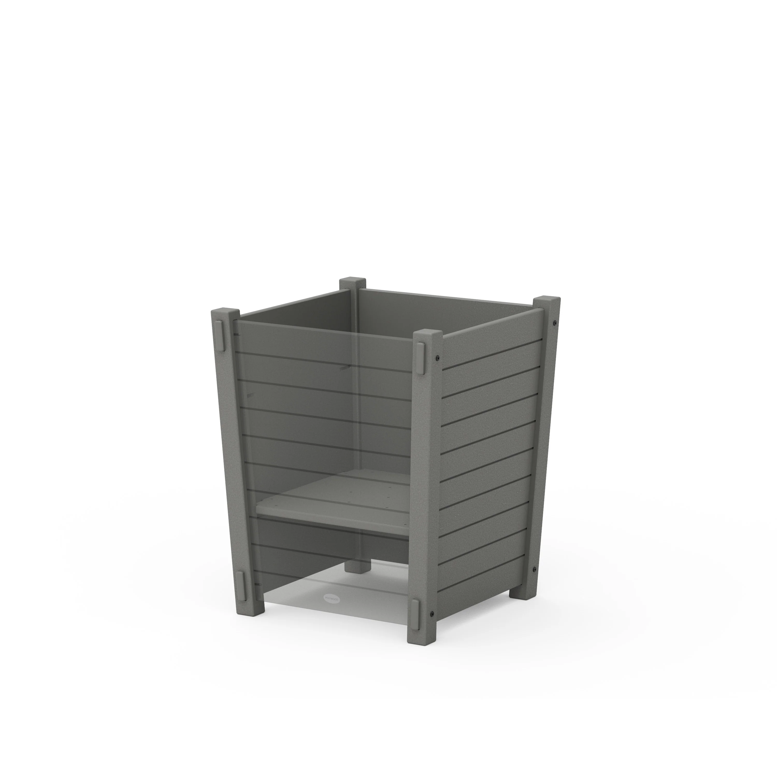 Nautical Large Tapered Square Short Planter Box - Image 4