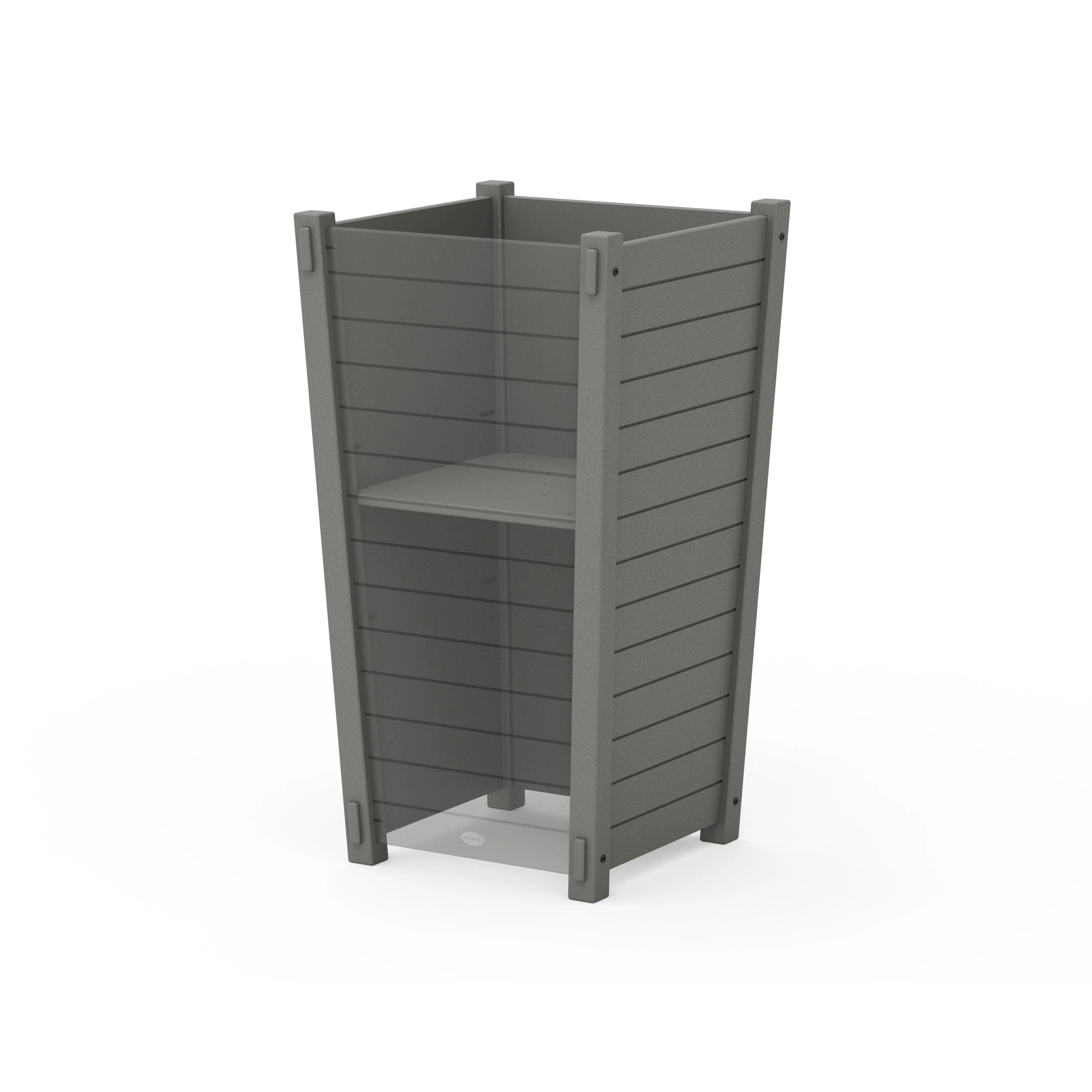Nautical Large Tapered Square Tall Planter Box - Image 4