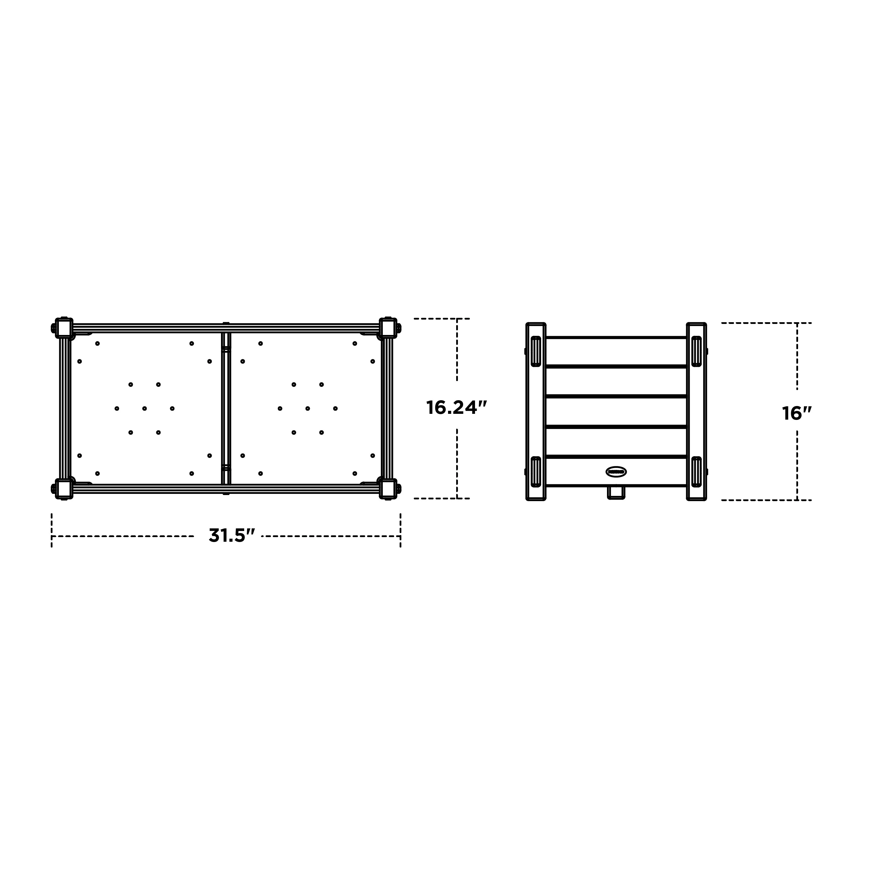 Nautical Rectangle Double Planter Box - Image 6