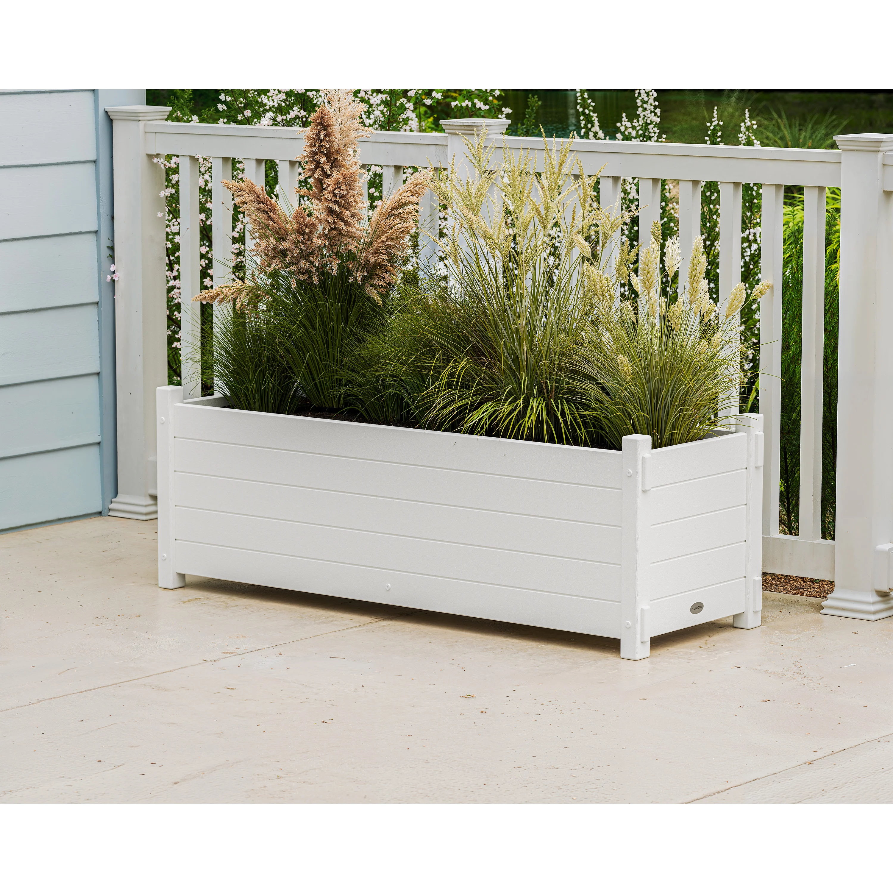 Nautical Rectangle Triple Planter Box - Image 6
