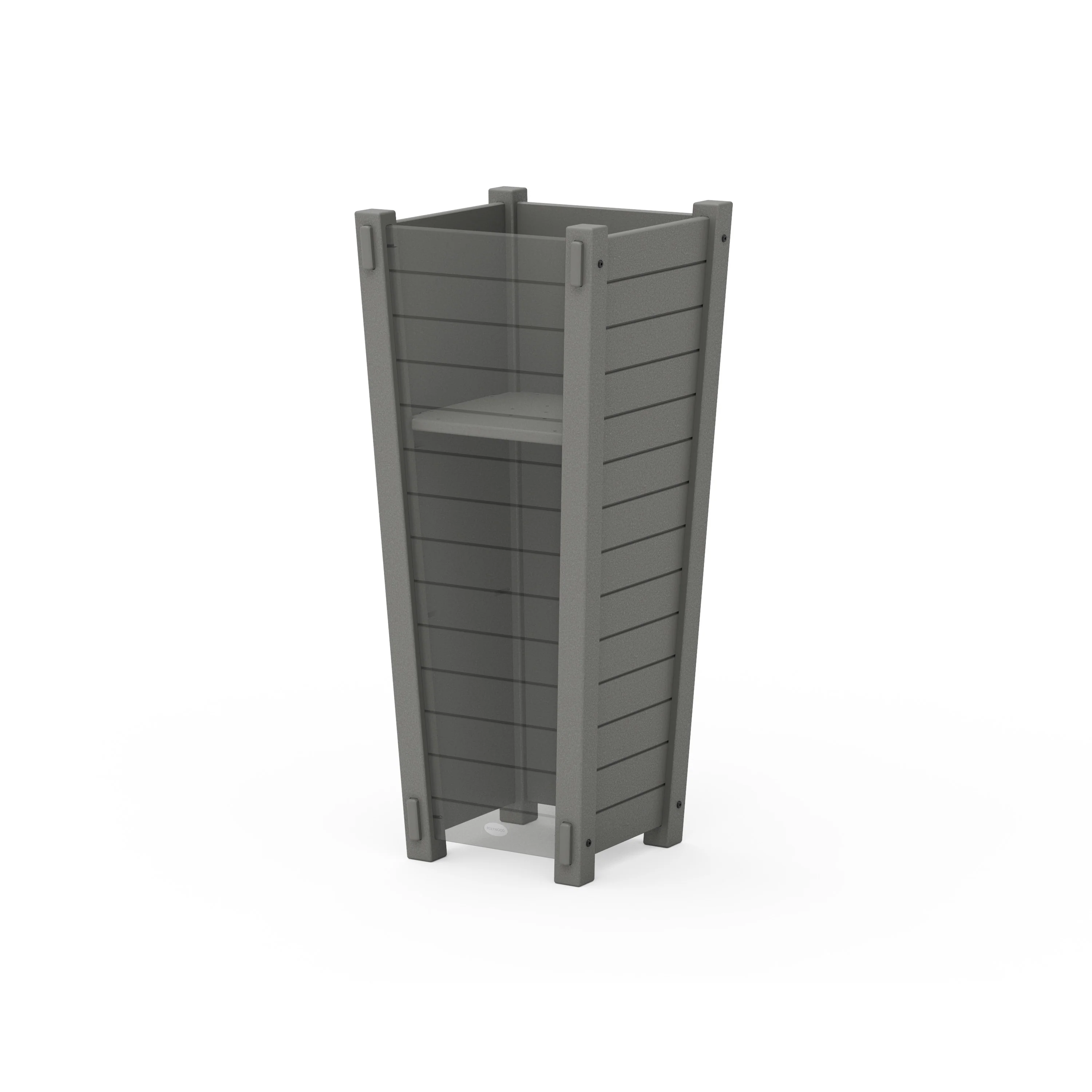 Nautical Tapered Square Tall Planter Box - Image 4