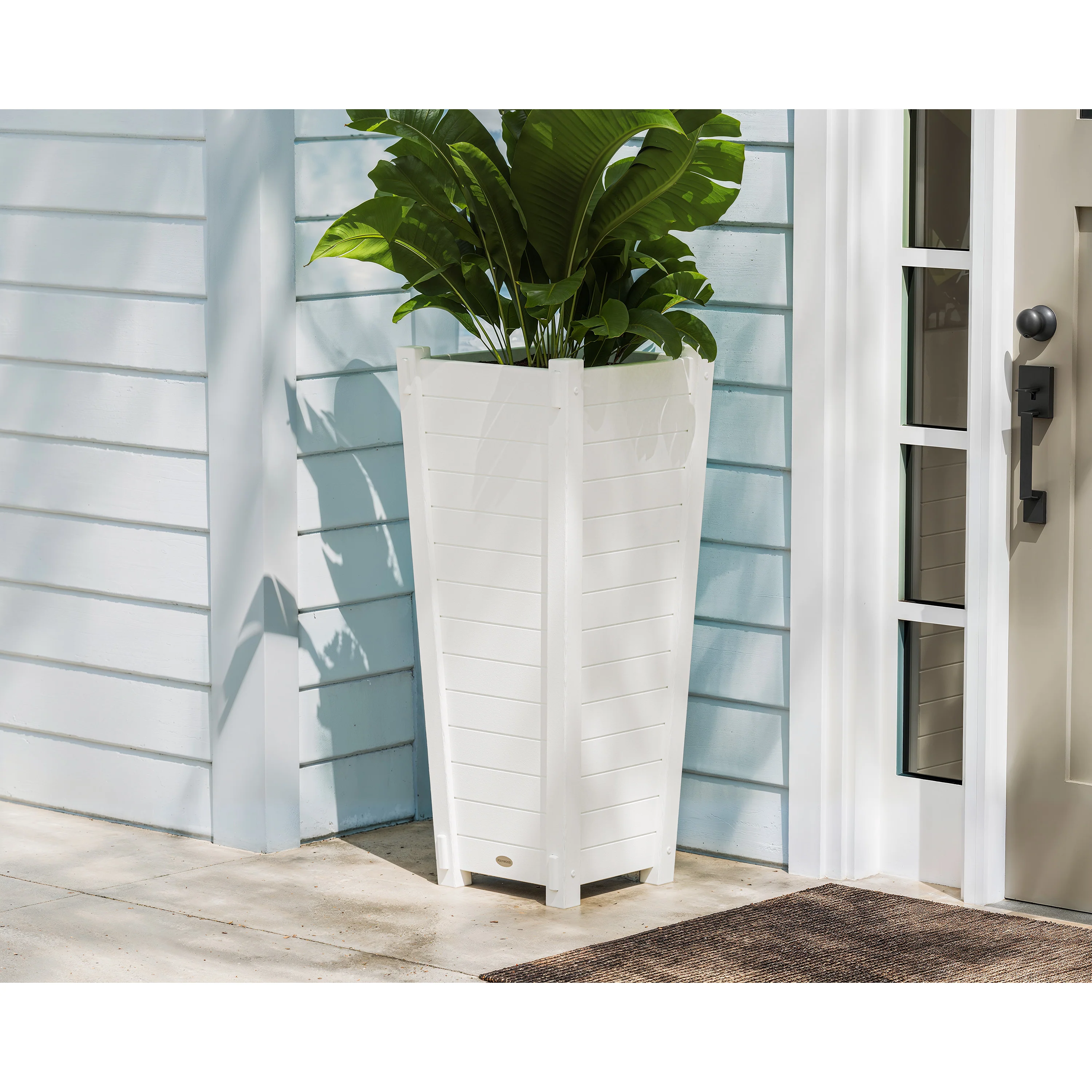Nautical Tapered Square Tall Planter Box - Image 5
