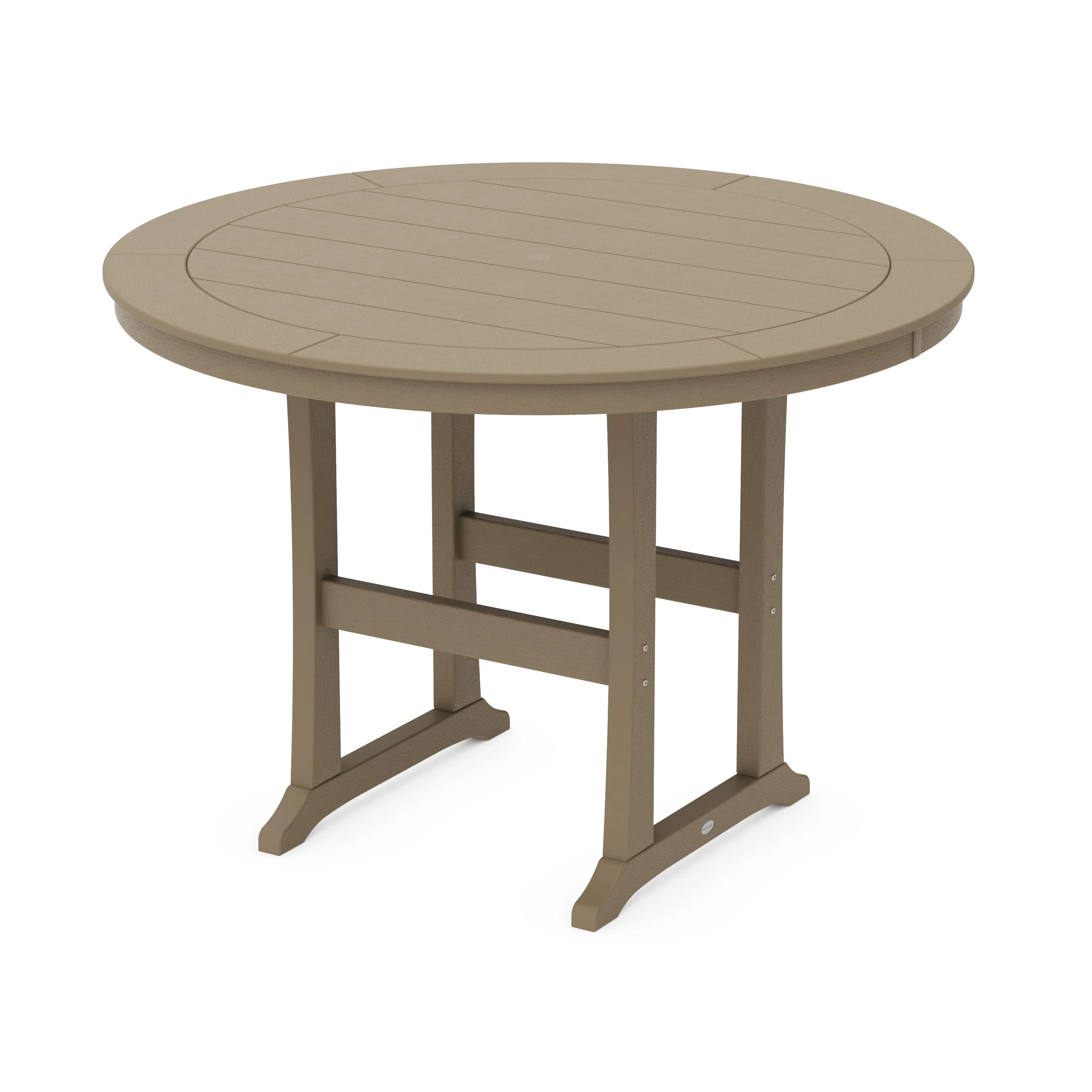 Nautical Trestle 60" Round Bar Table - Image 11