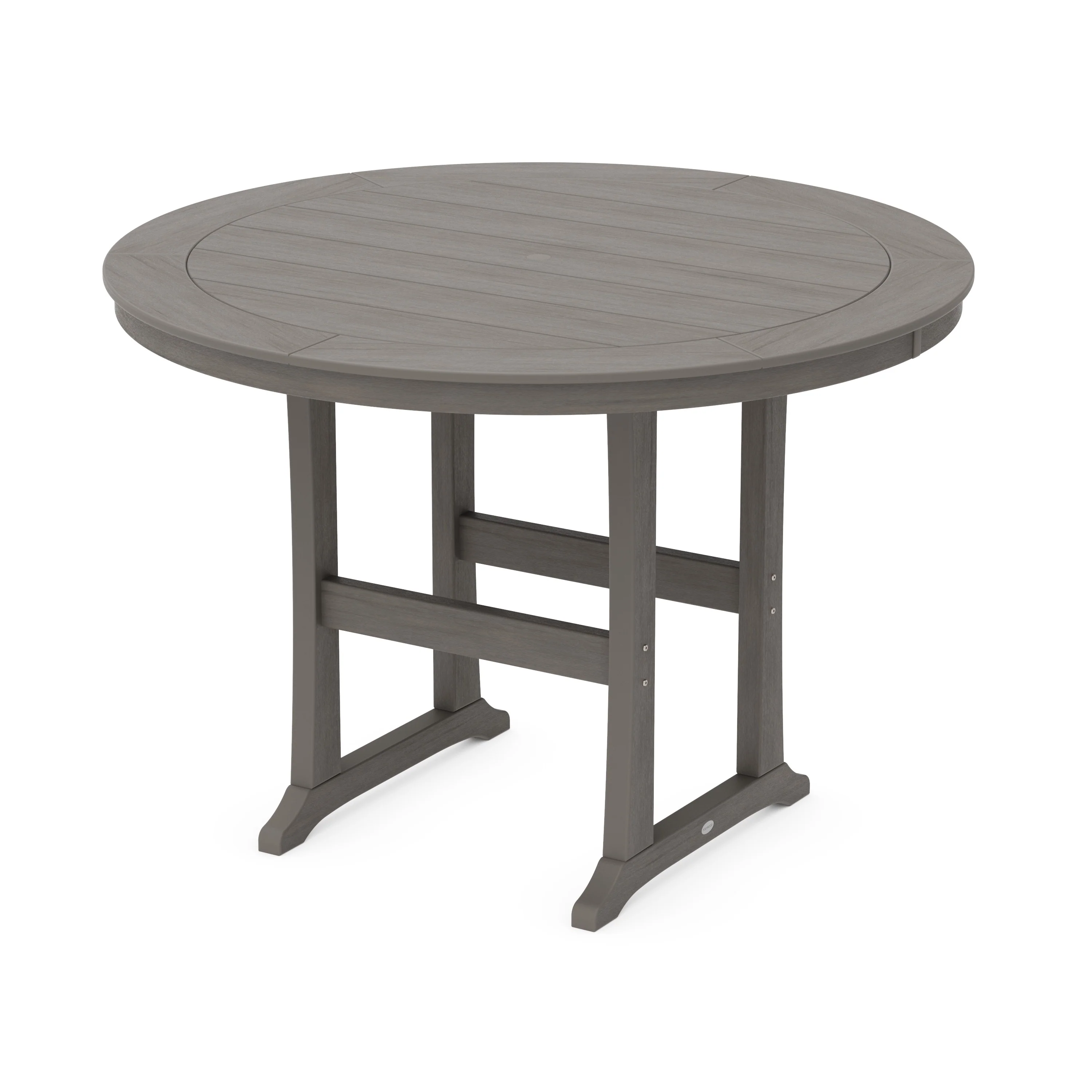 Nautical Trestle 60" Round Bar Table - Image 13