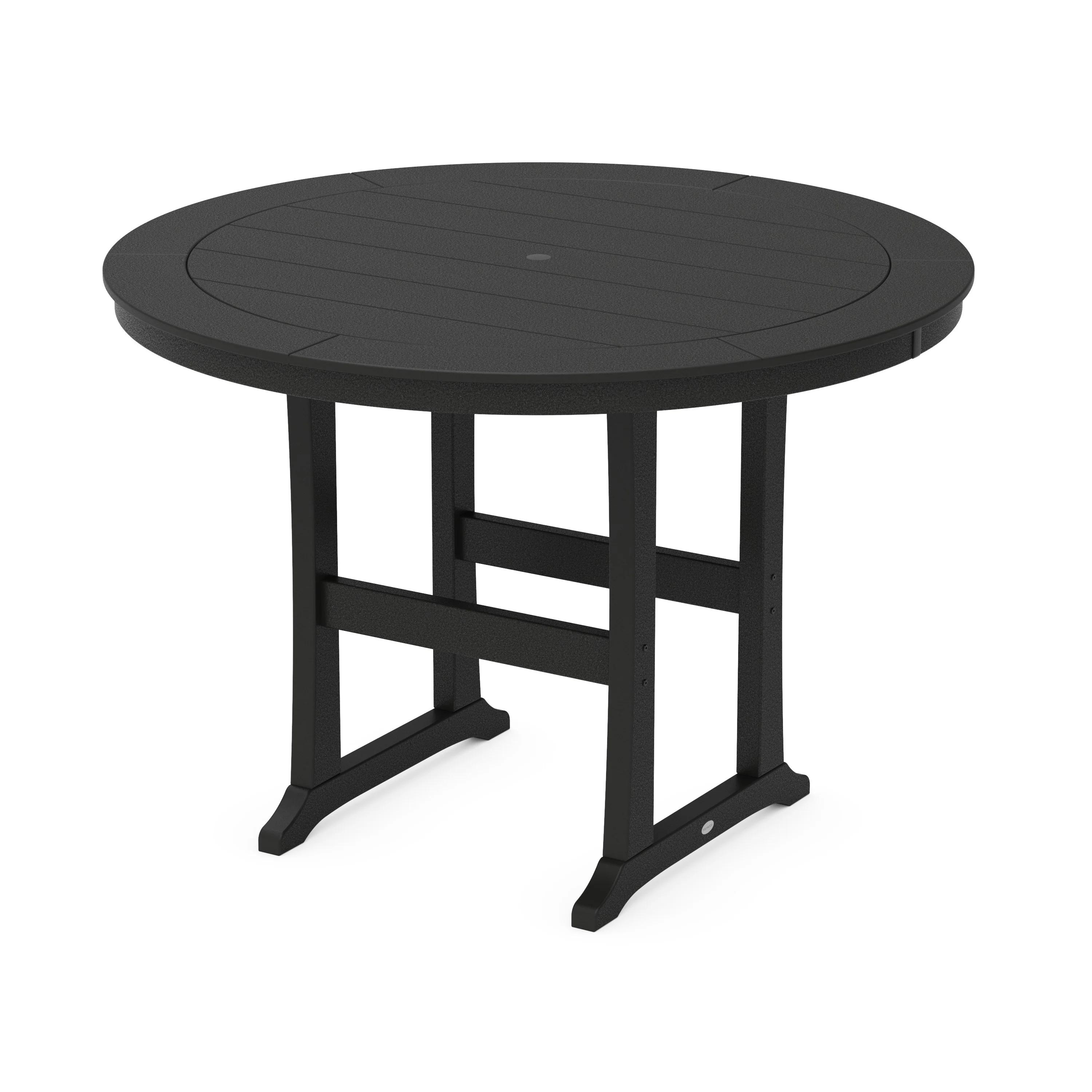Nautical Trestle 60" Round Bar Table - Image 15