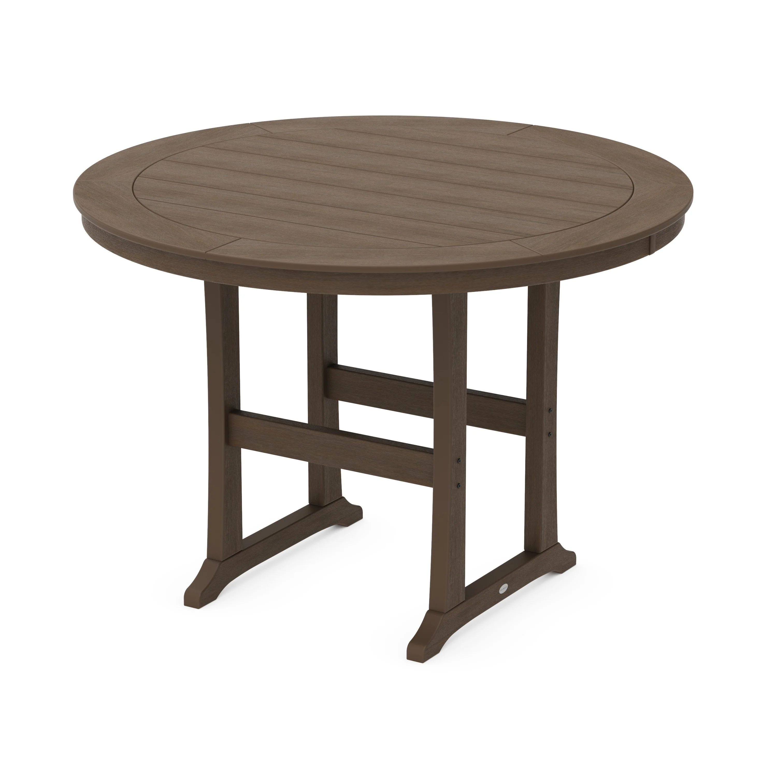 Nautical Trestle 60" Round Bar Table - Image 5