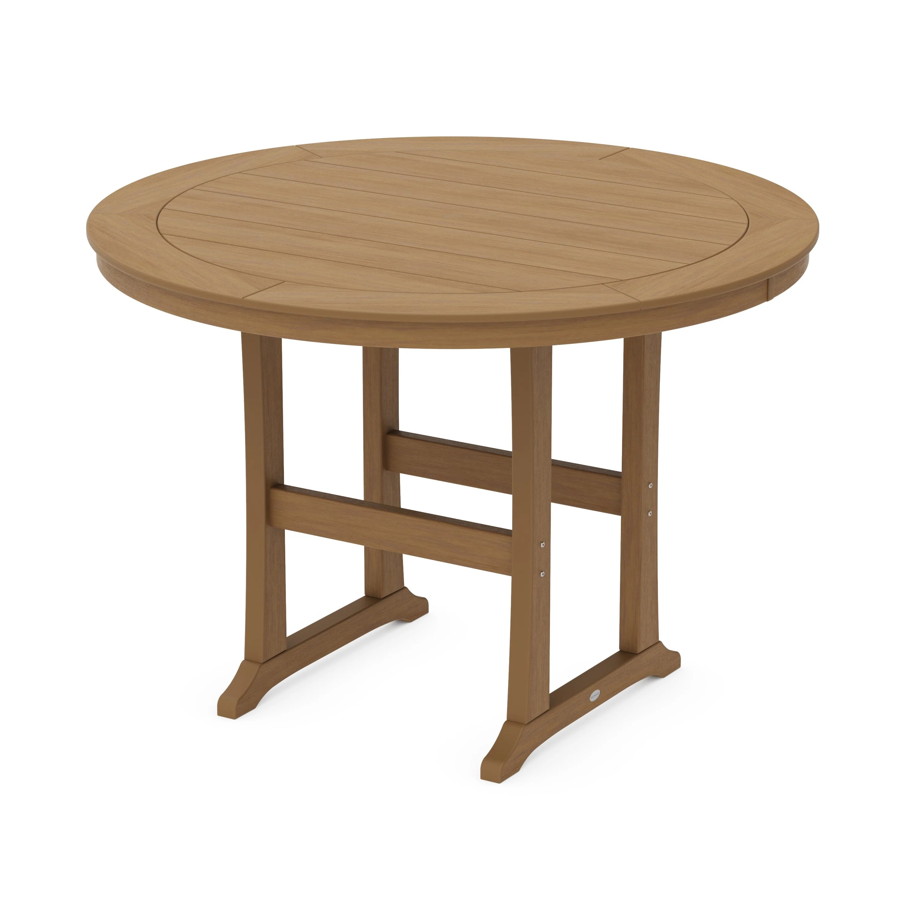 Nautical Trestle 60" Round Bar Table - Image 6