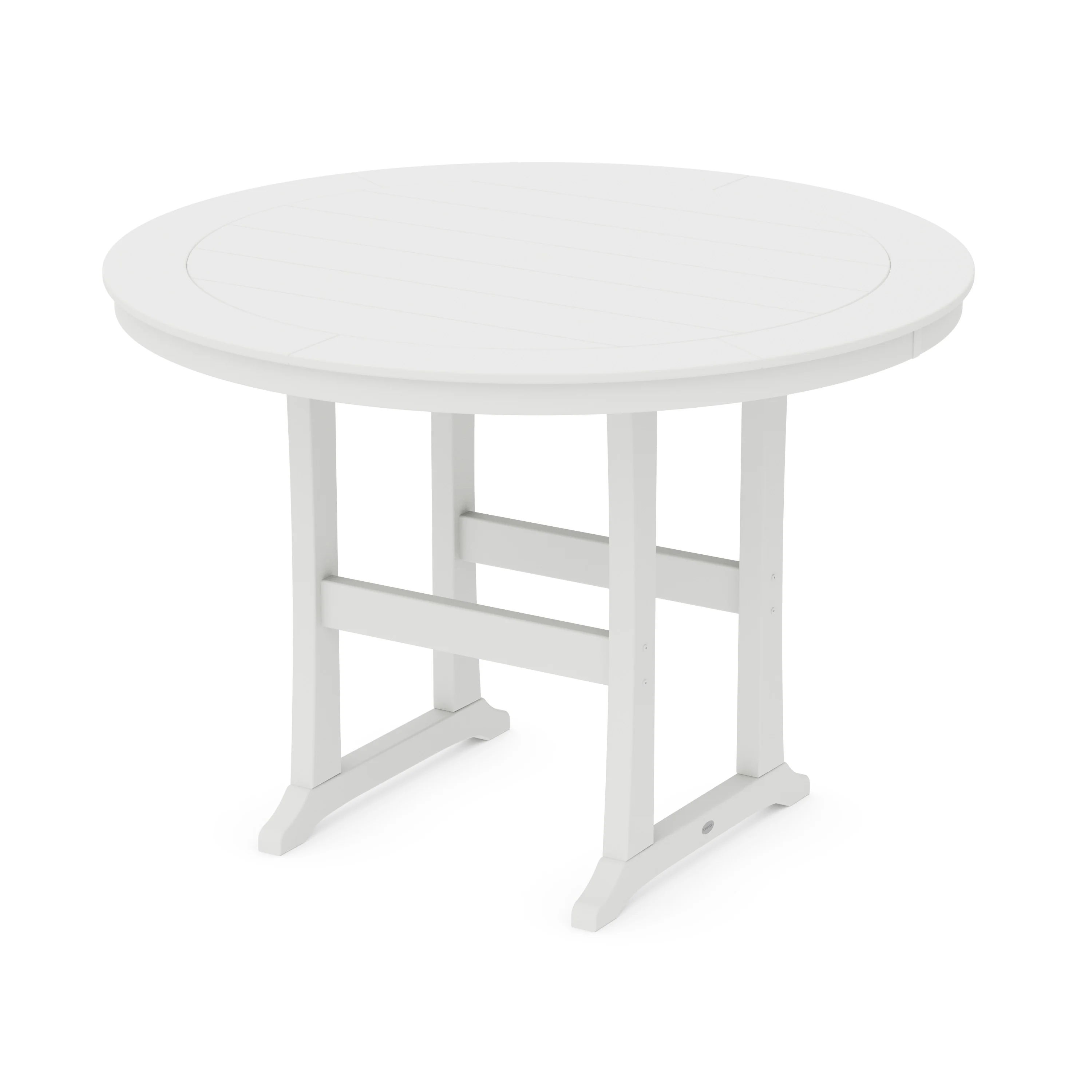Nautical Trestle 60" Round Bar Table - Image 7