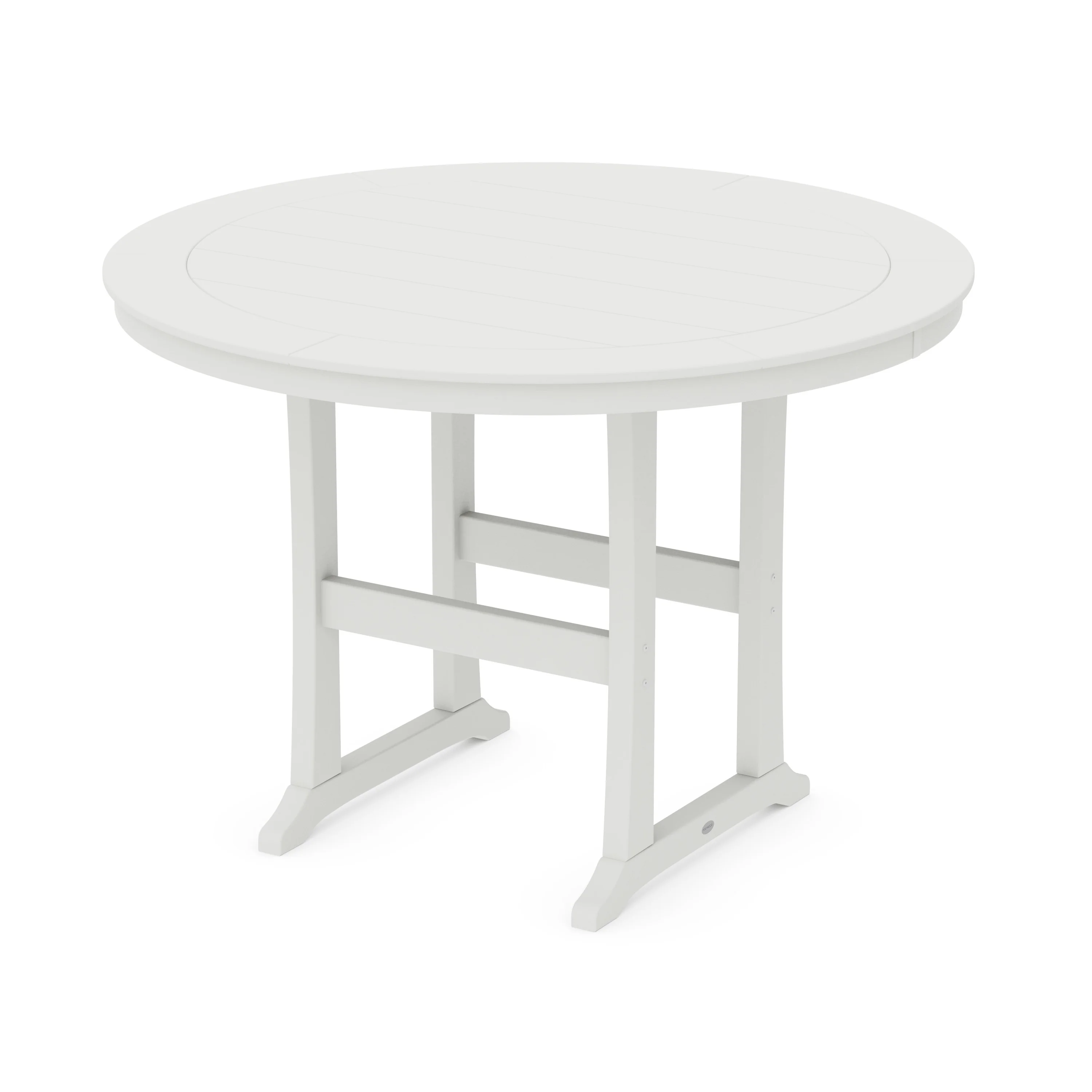 Nautical Trestle 60" Round Bar Table - Image 9
