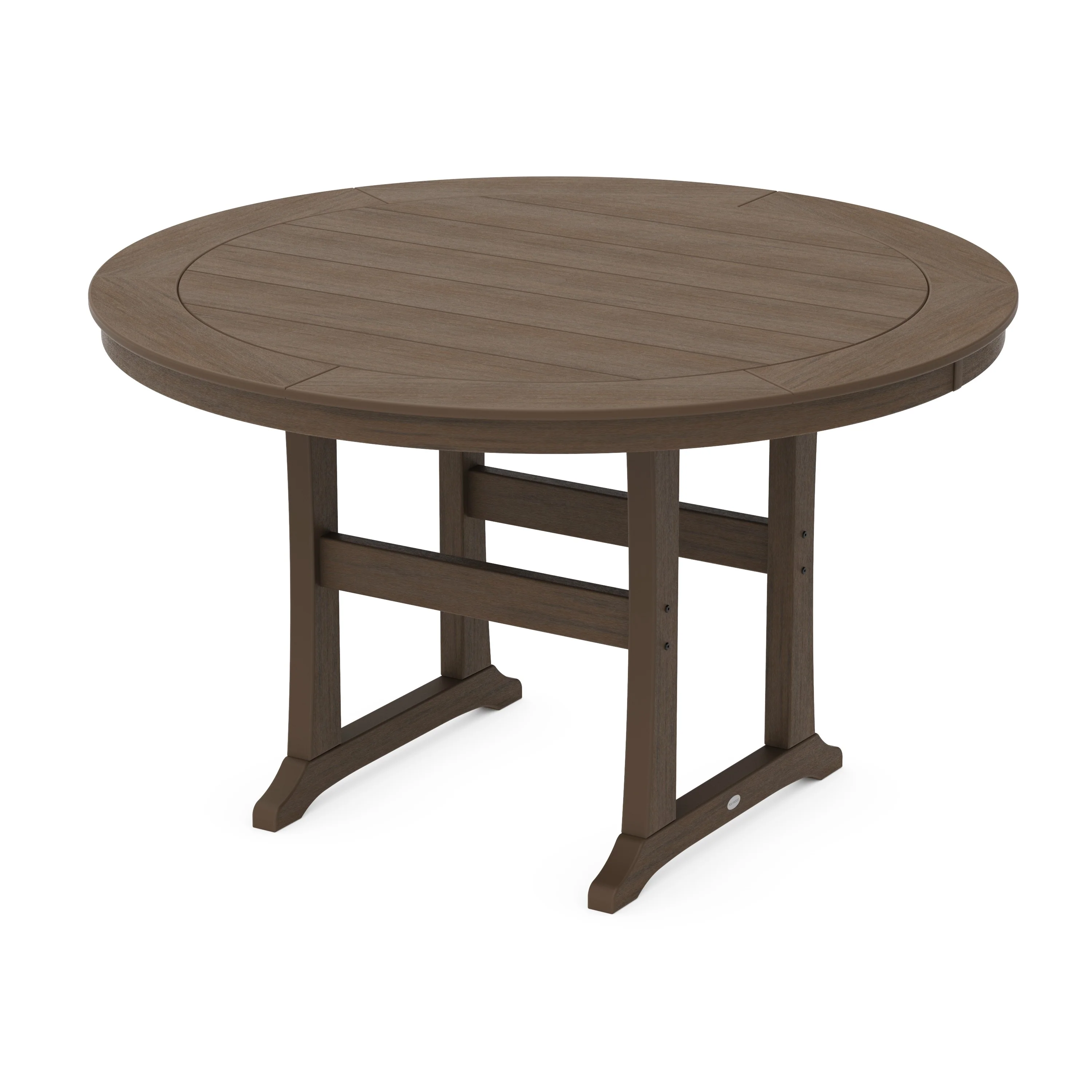 Nautical Trestle 60" Round Counter Table - Image 4