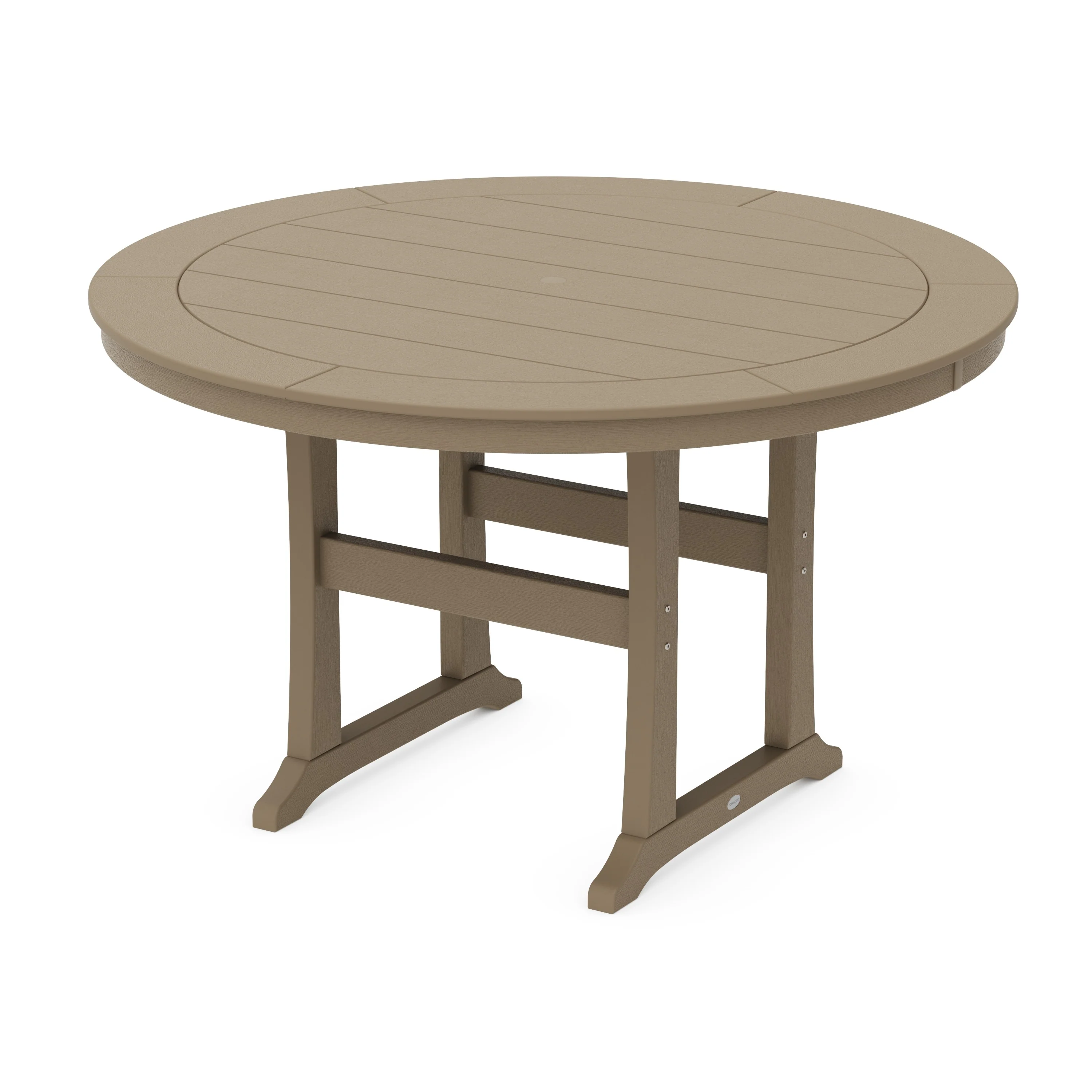 Nautical Trestle 60" Round Counter Table - Image 5
