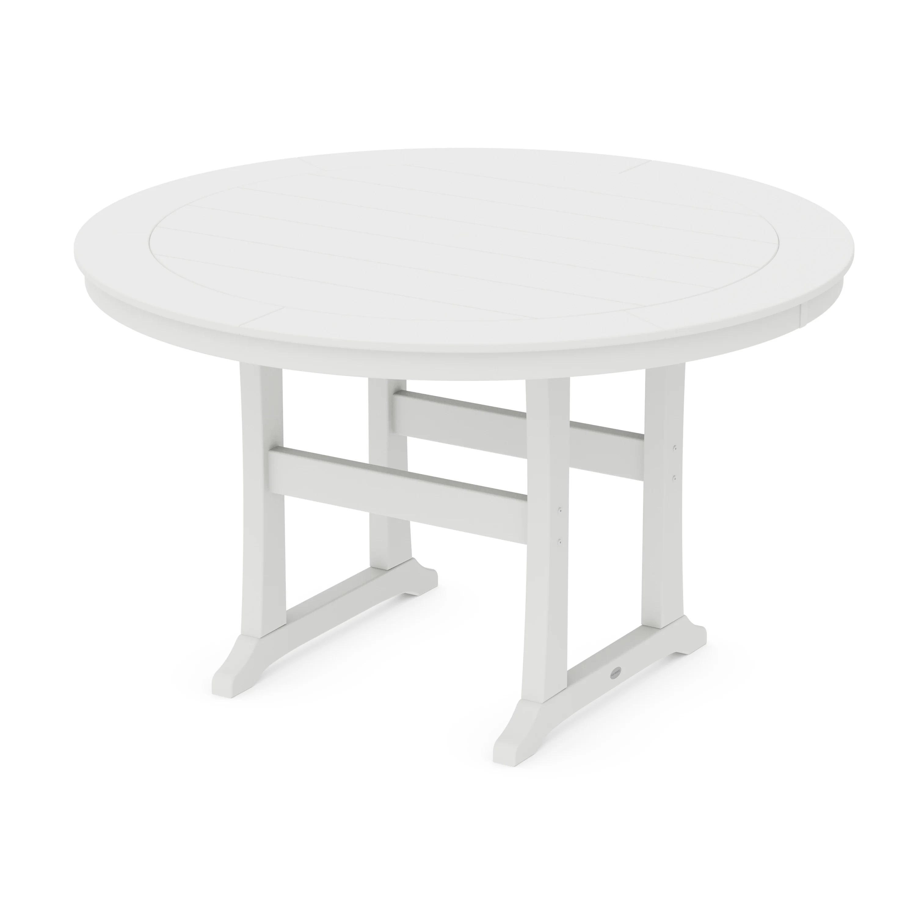 Nautical Trestle 60" Round Counter Table - Image 6