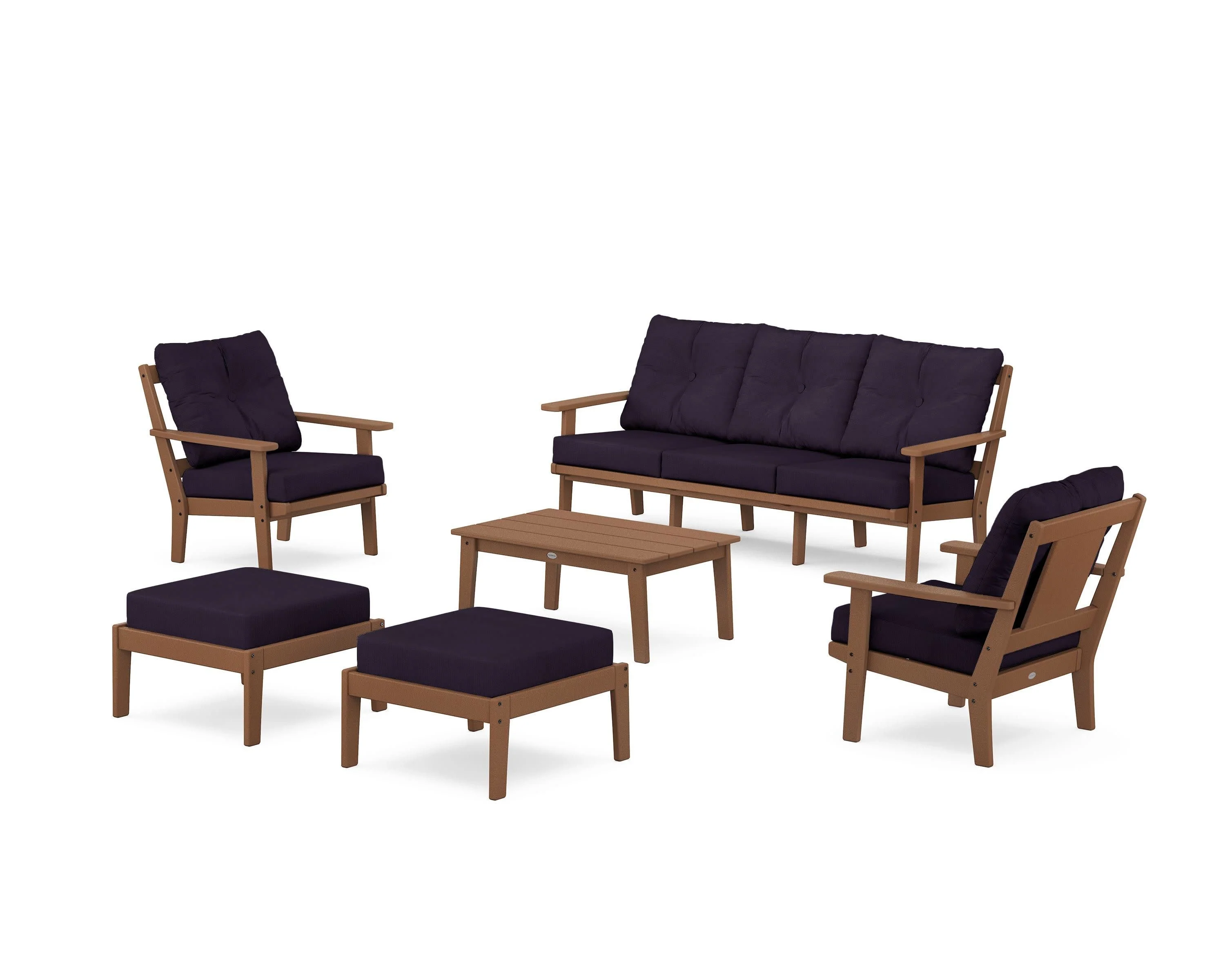 Prairie 6-Piece Lounge Sofa Set - Image 112