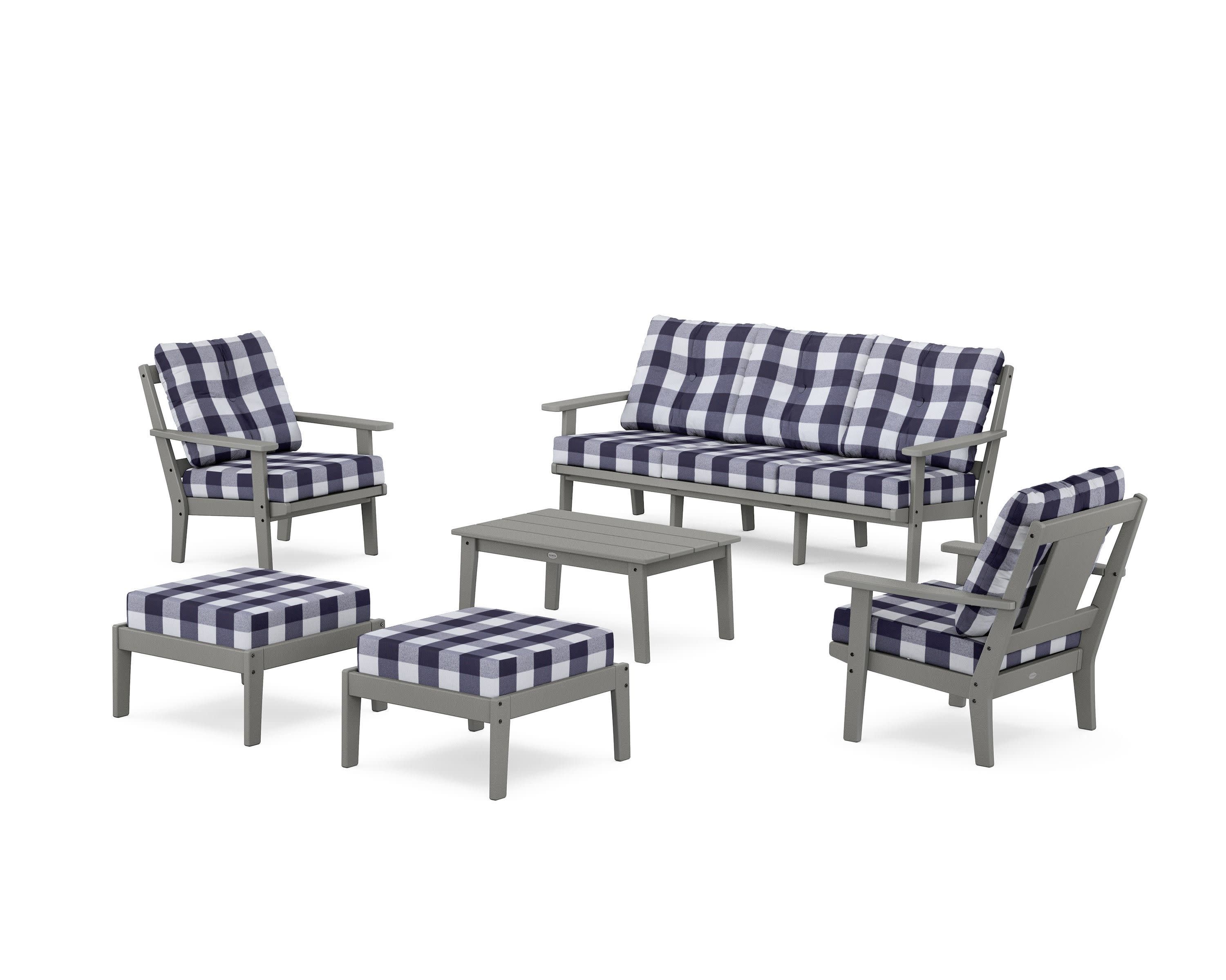 Prairie 6-Piece Lounge Sofa Set - Image 37