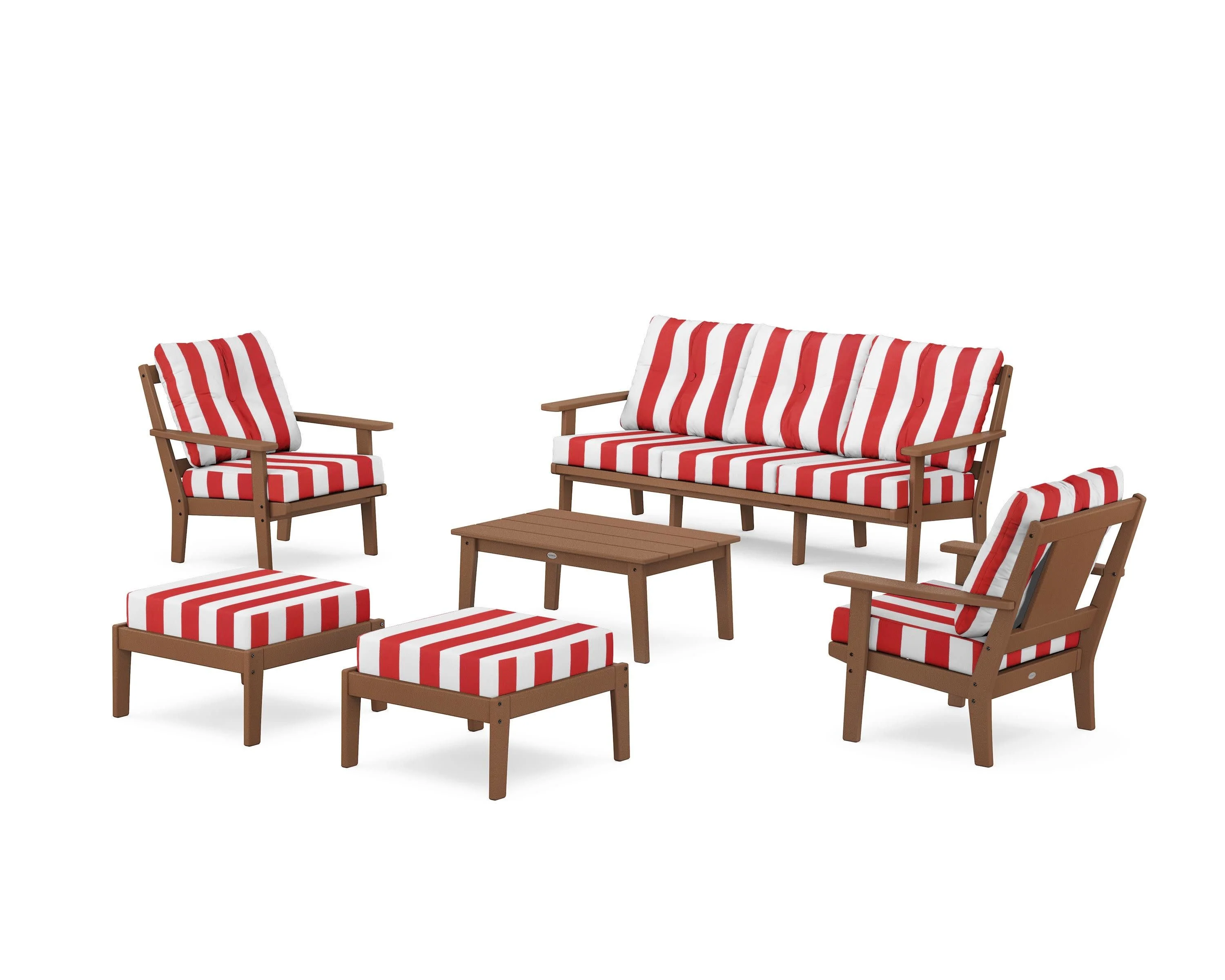 Prairie 6-Piece Lounge Sofa Set - Image 39