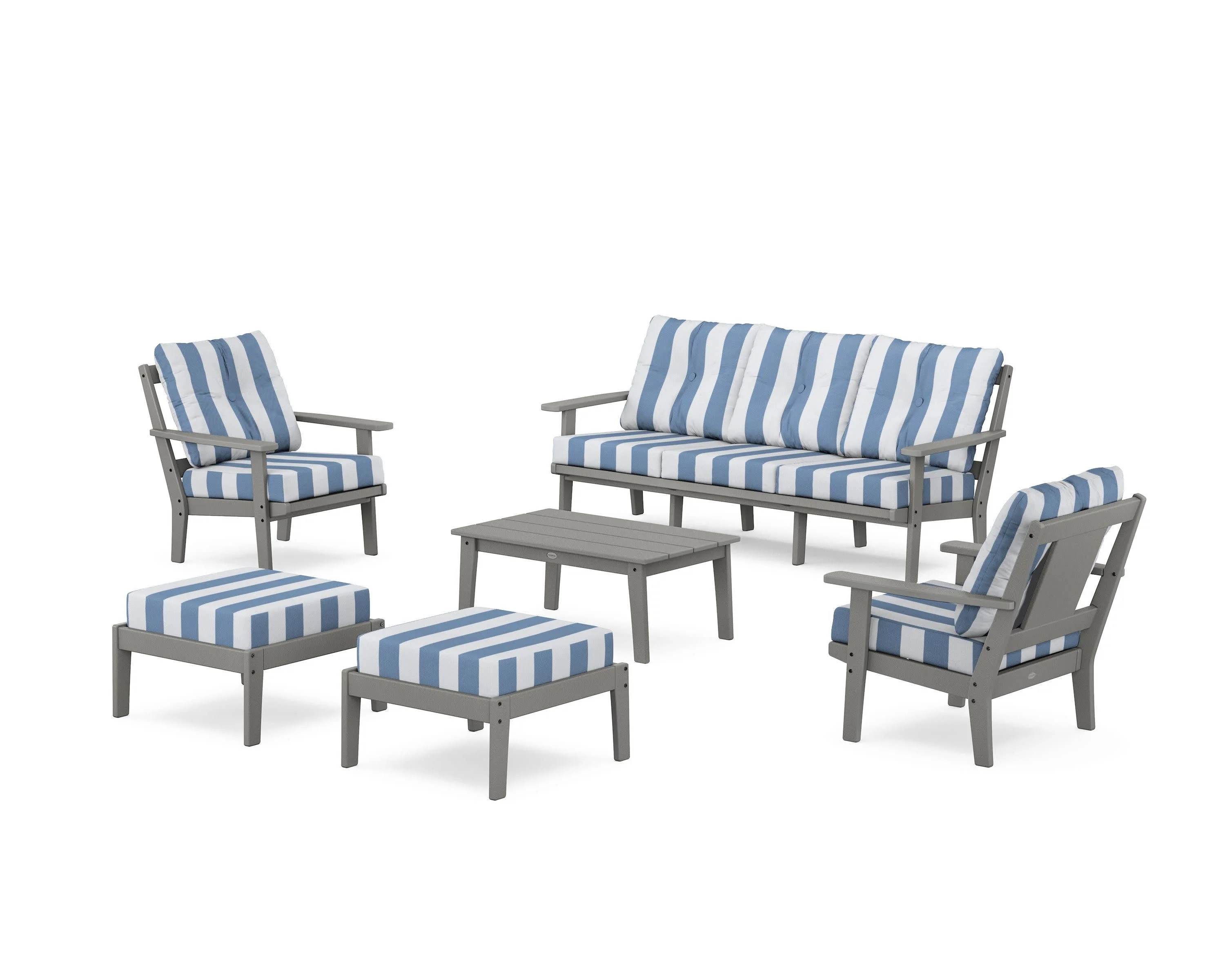 Prairie 6-Piece Lounge Sofa Set - Image 41