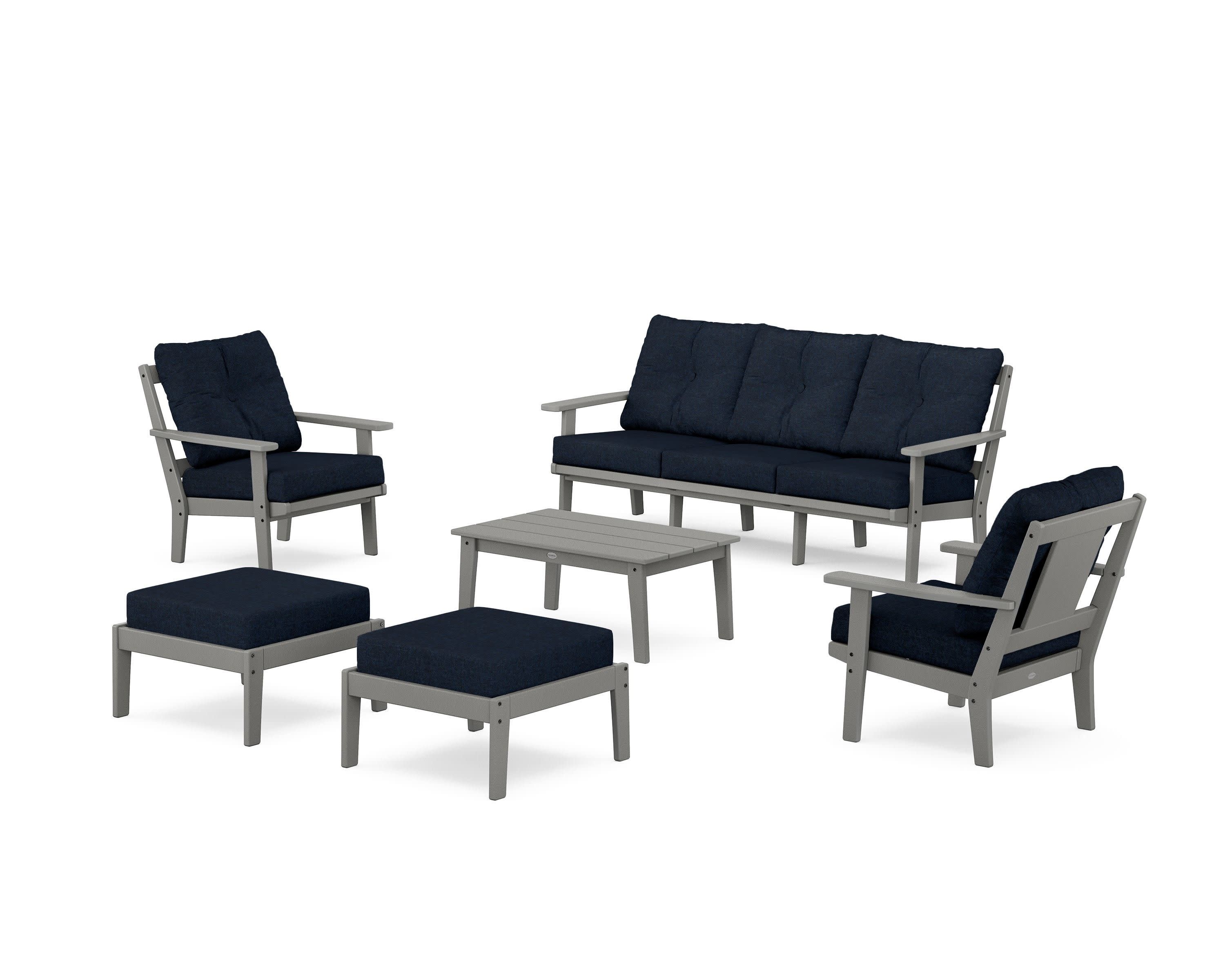 Prairie 6-Piece Lounge Sofa Set - Image 42