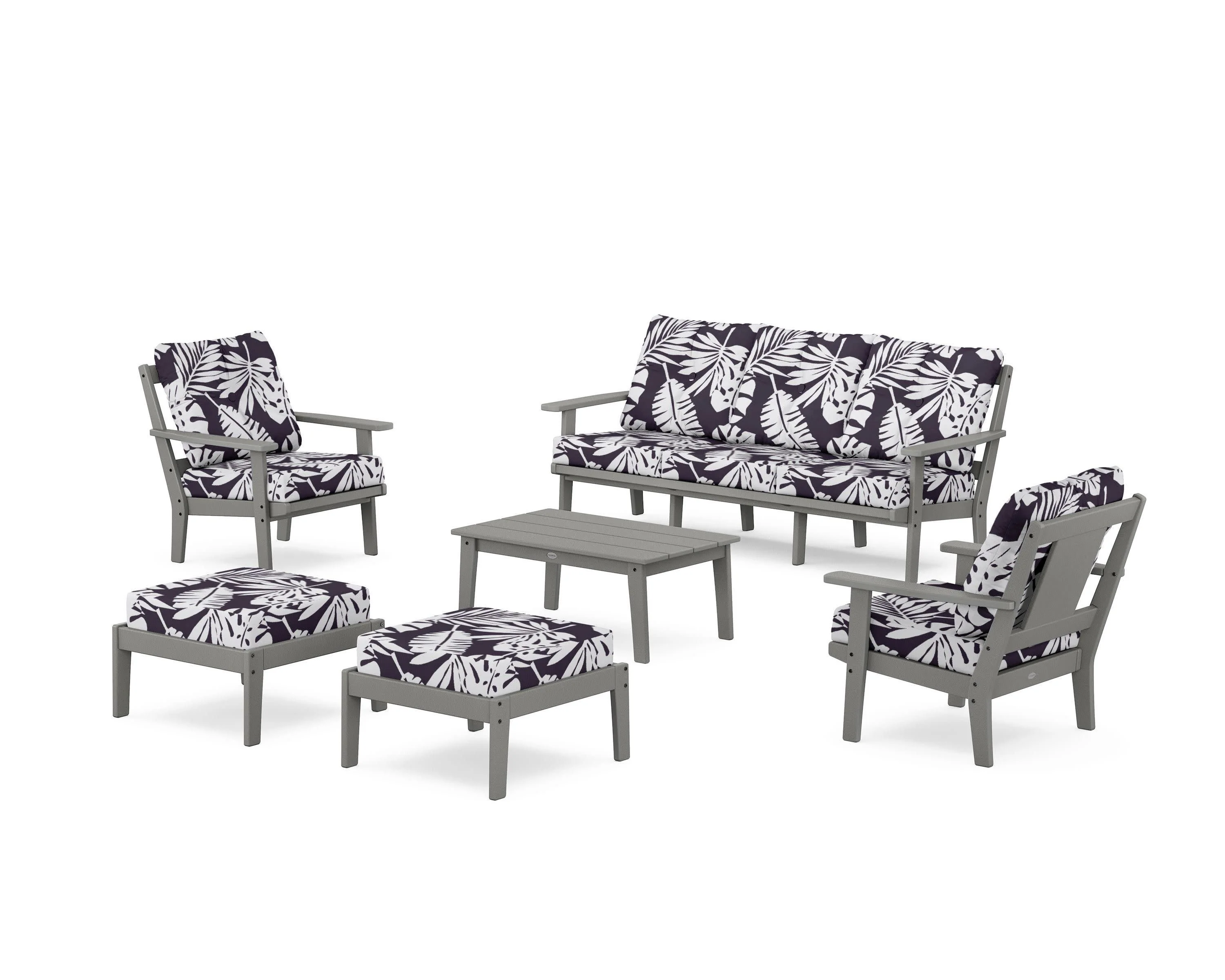 Prairie 6-Piece Lounge Sofa Set - Image 59