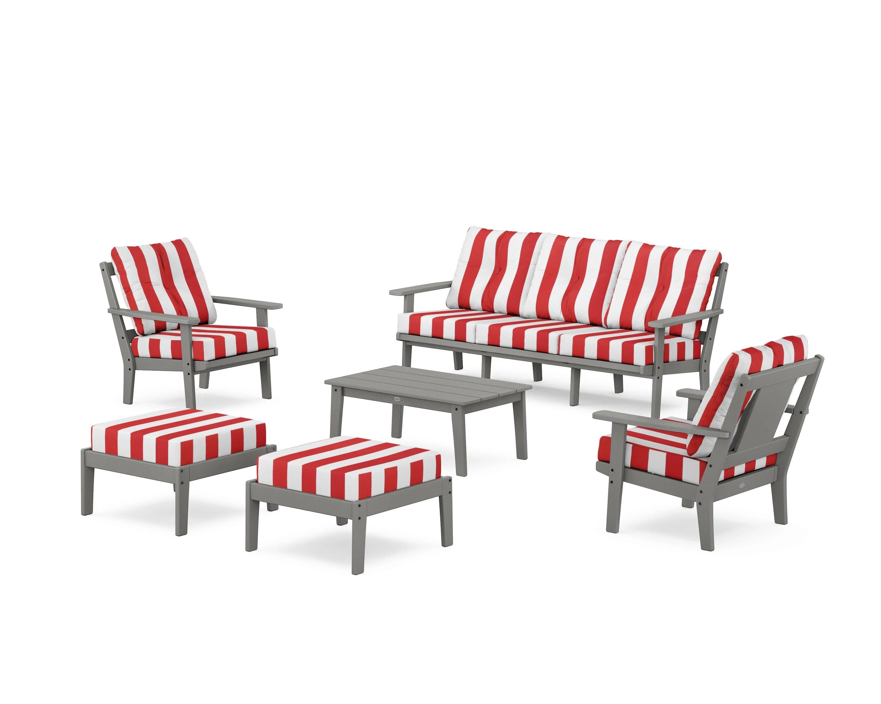 Prairie 6-Piece Lounge Sofa Set - Image 65
