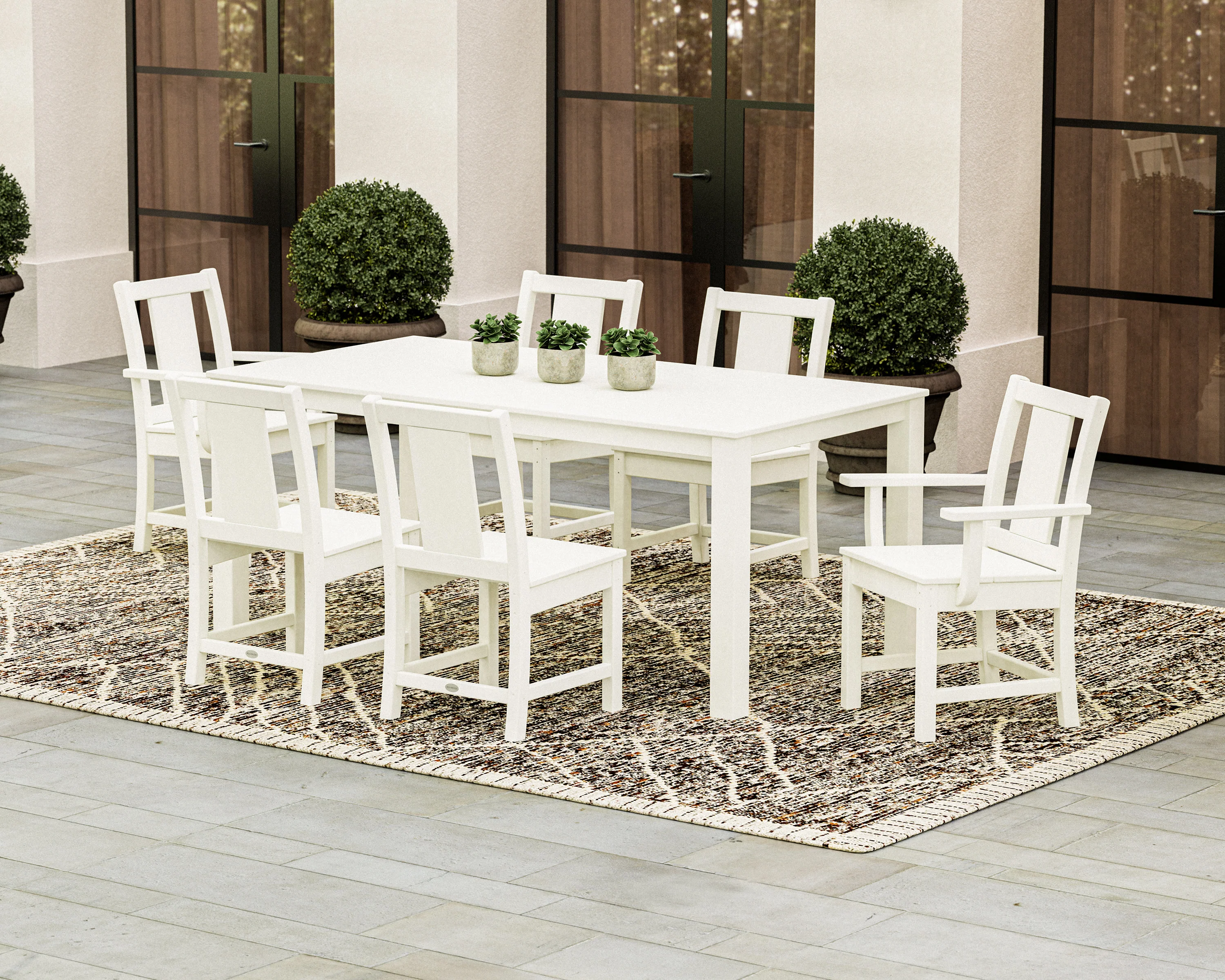 Prairie 7-Piece Parsons Dining Set - Image 3