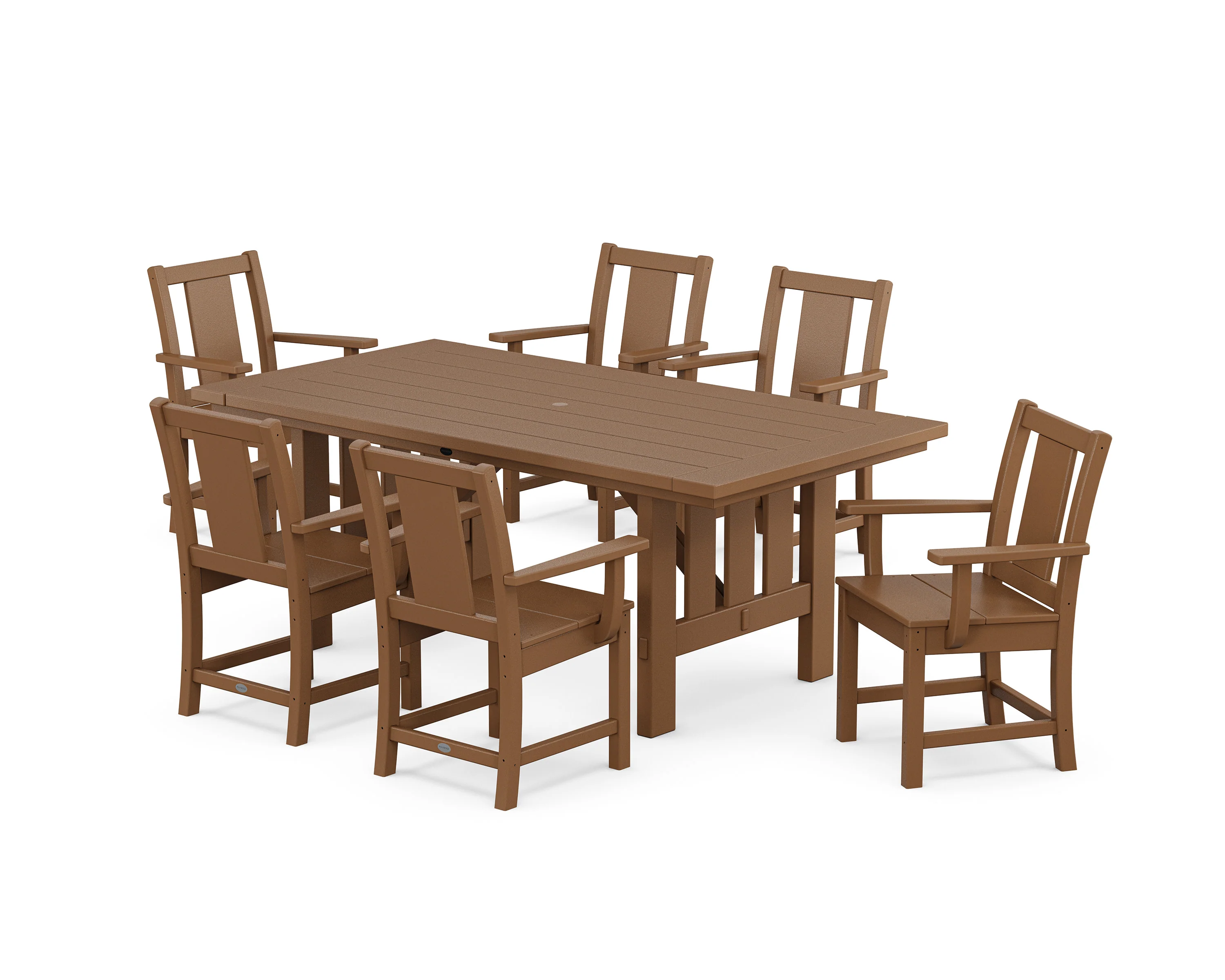 Prairie Arm Chair 7-Piece Mission Dining Set - Image 5
