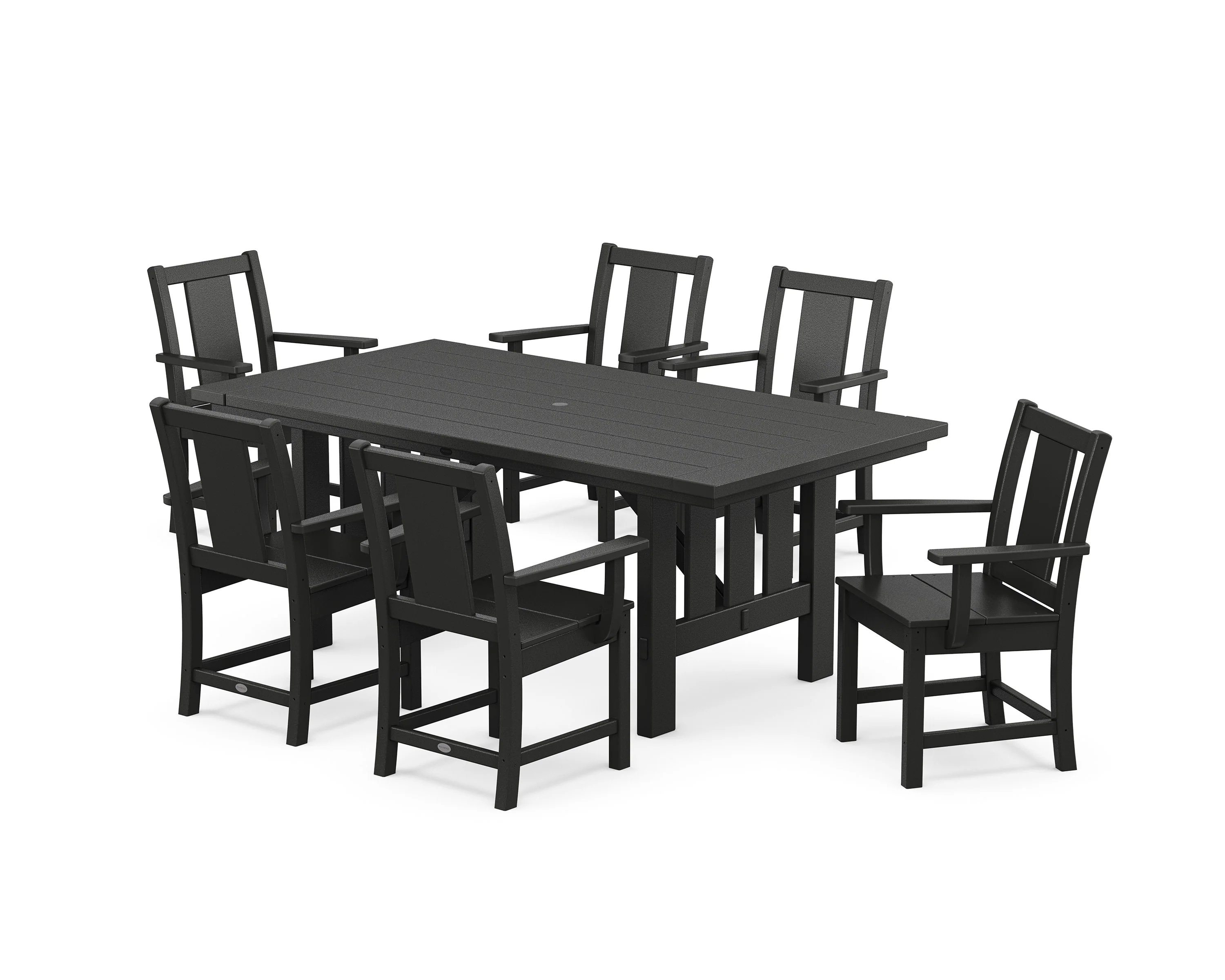 Prairie Arm Chair 7-Piece Mission Dining Set - Image 8