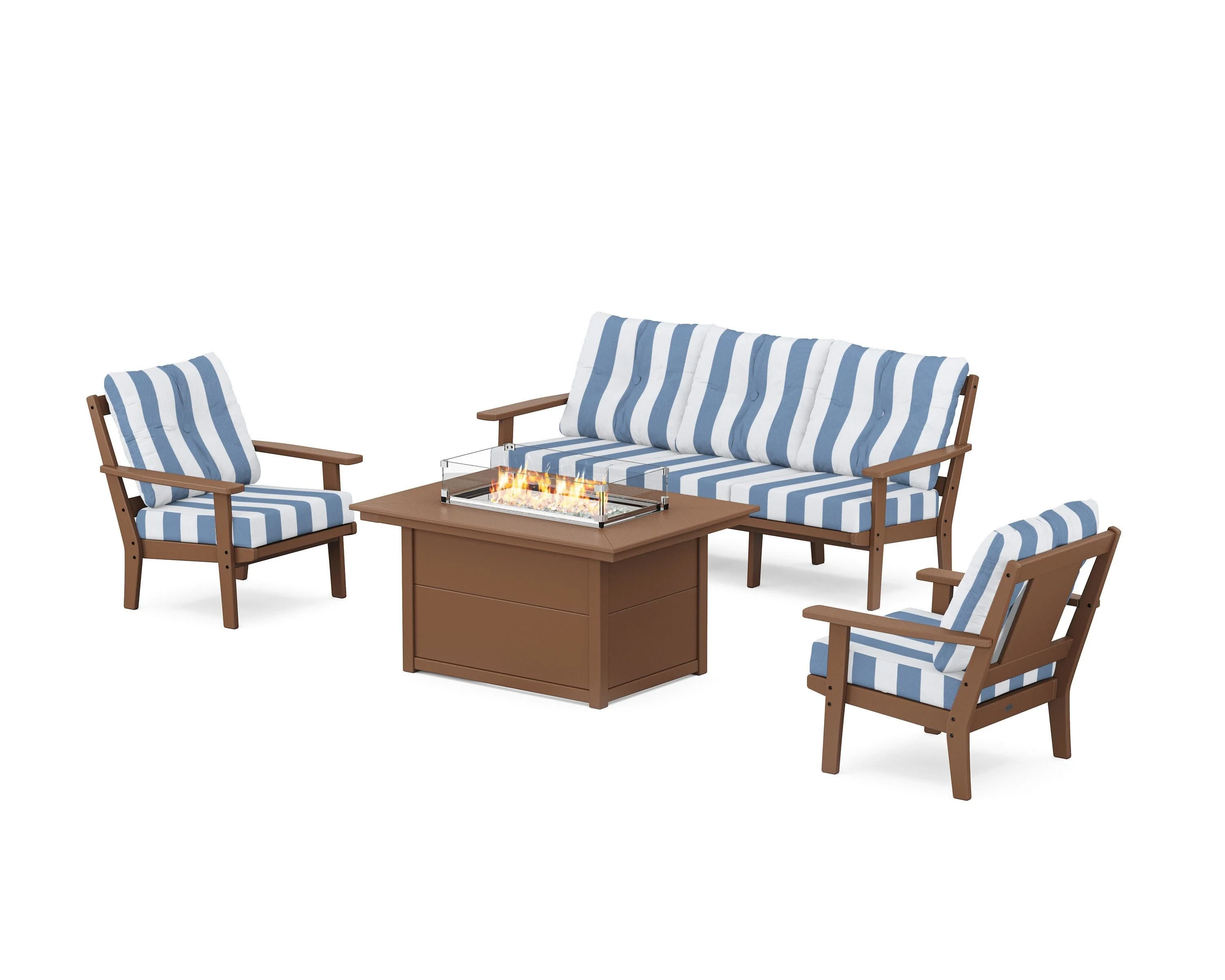 Prairie Deep Seating Fire Pit Table Set - Image 102