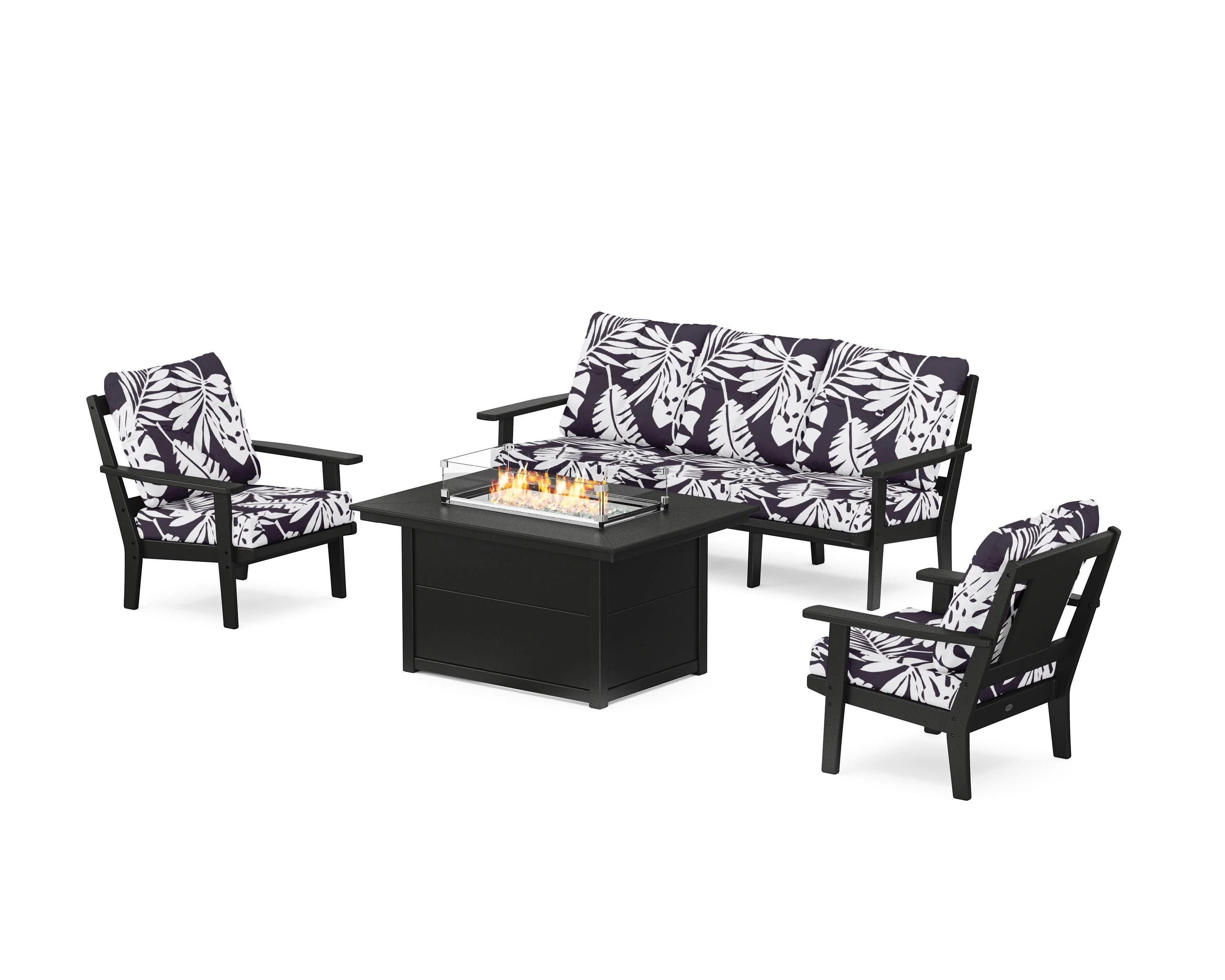 Prairie Deep Seating Fire Pit Table Set - Image 11