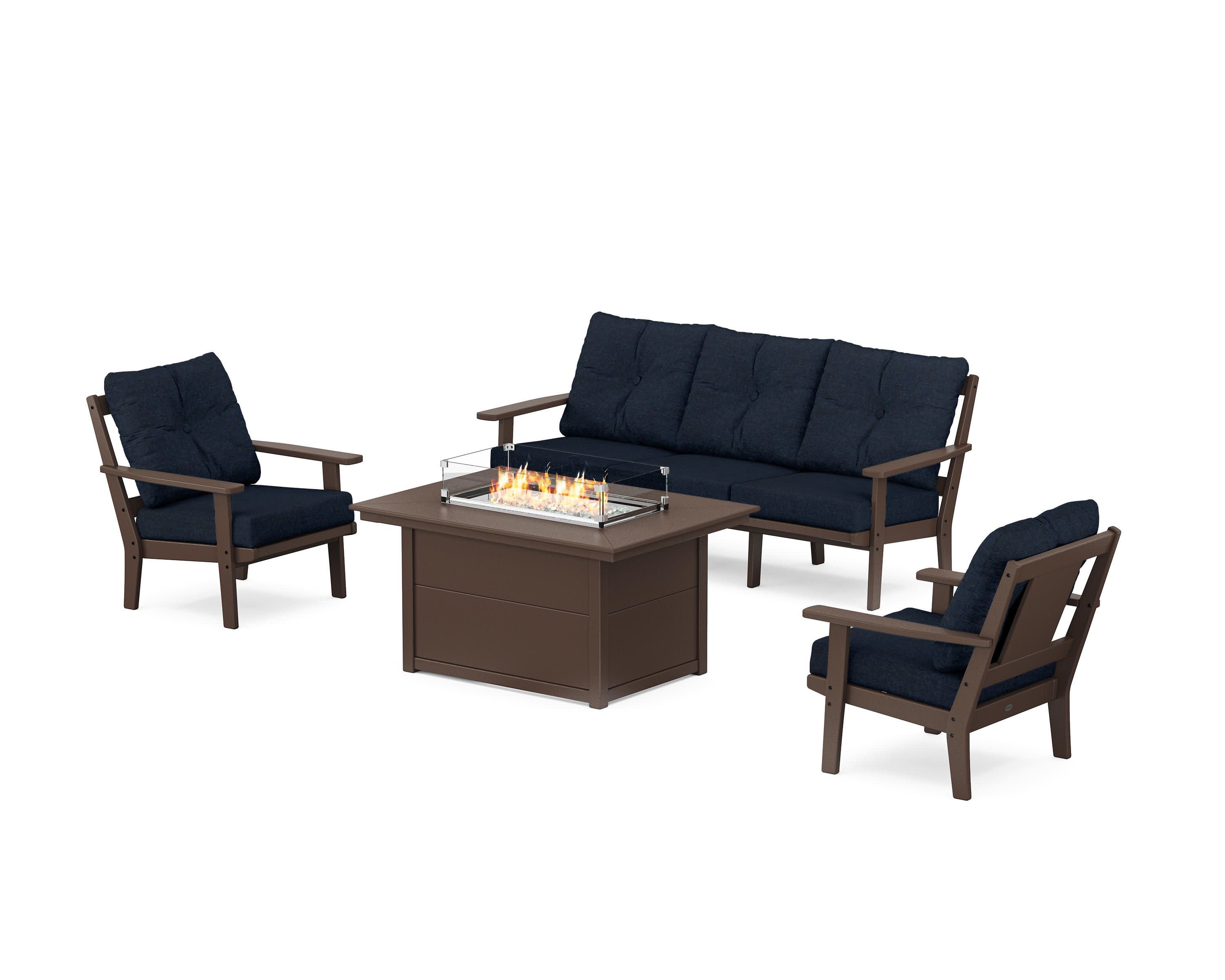 Prairie Deep Seating Fire Pit Table Set - Image 135