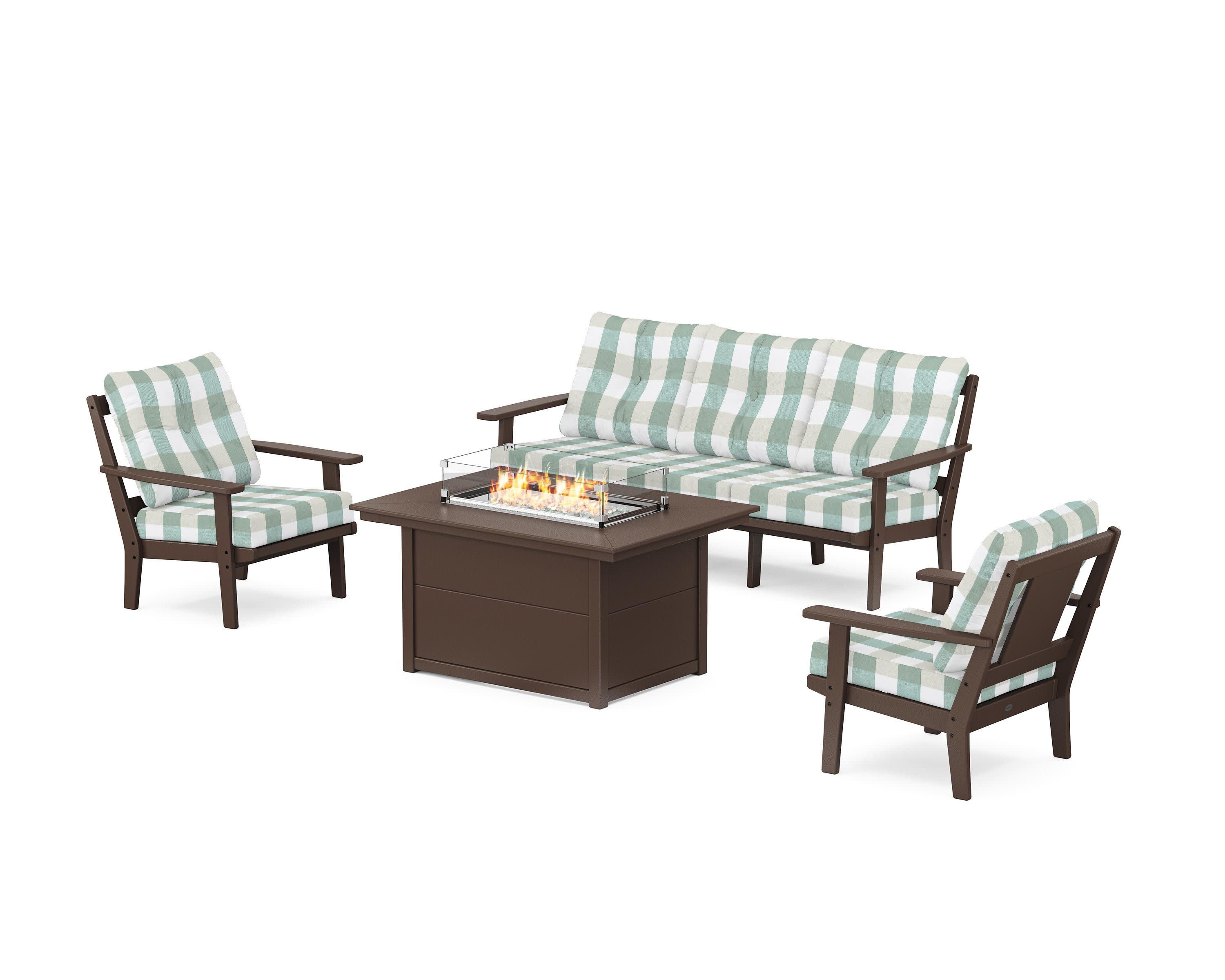 Prairie Deep Seating Fire Pit Table Set - Image 137