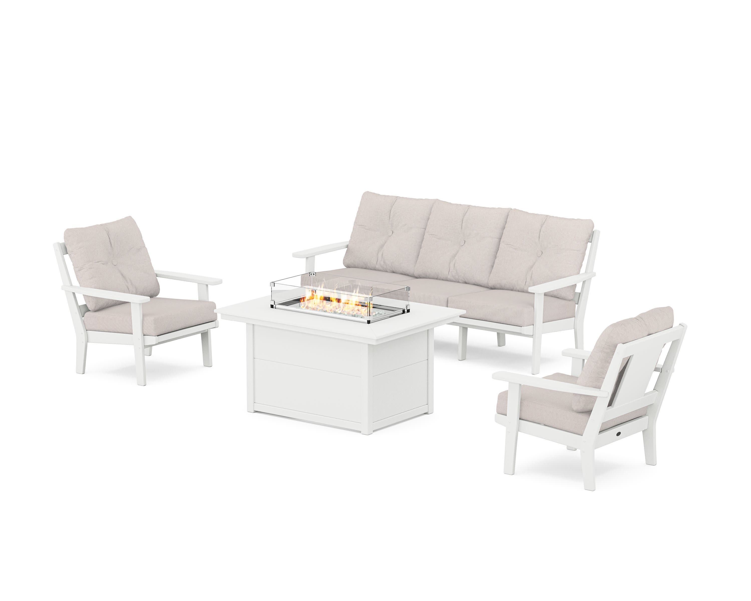 Prairie Deep Seating Fire Pit Table Set - Image 142