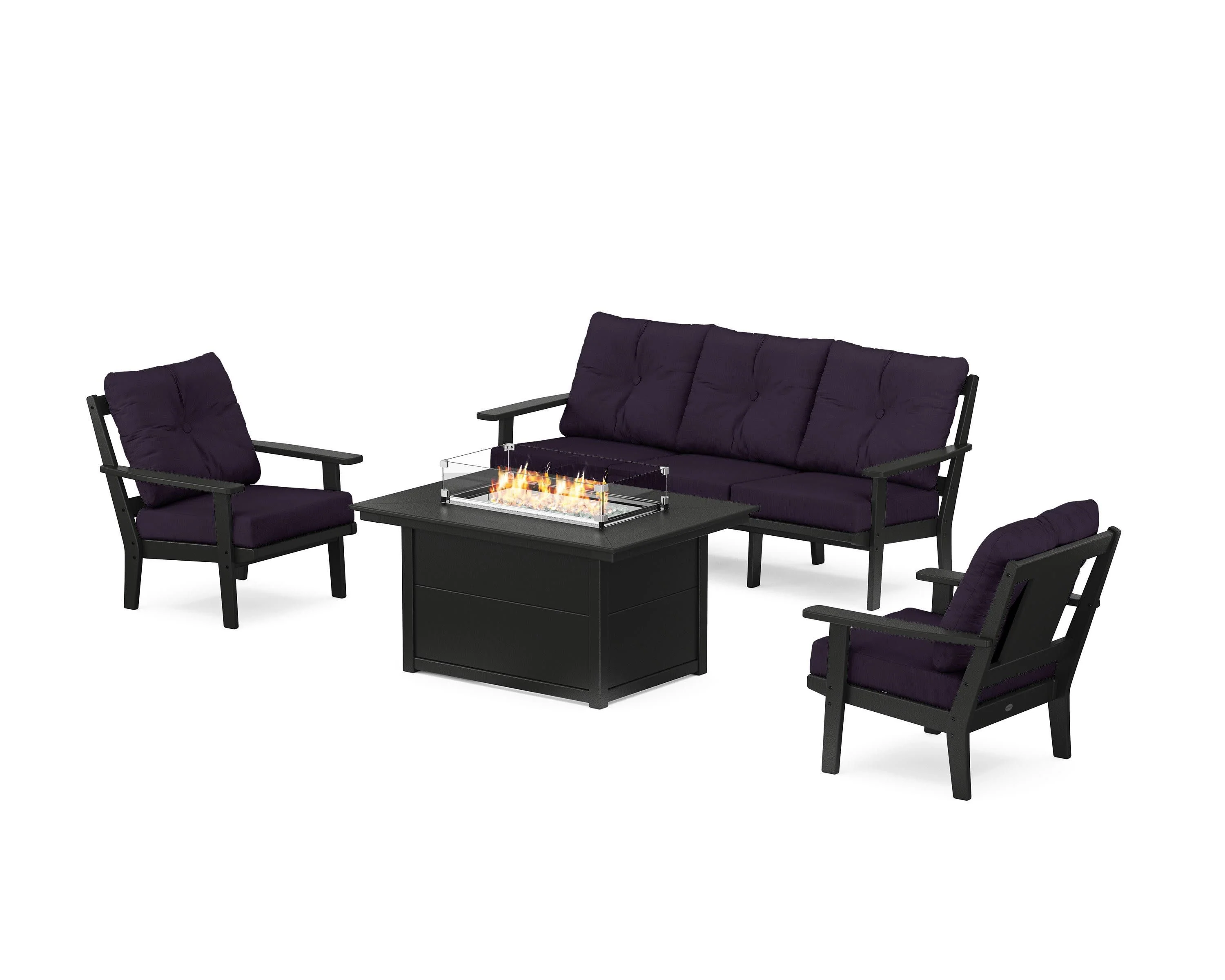 Prairie Deep Seating Fire Pit Table Set - Image 15