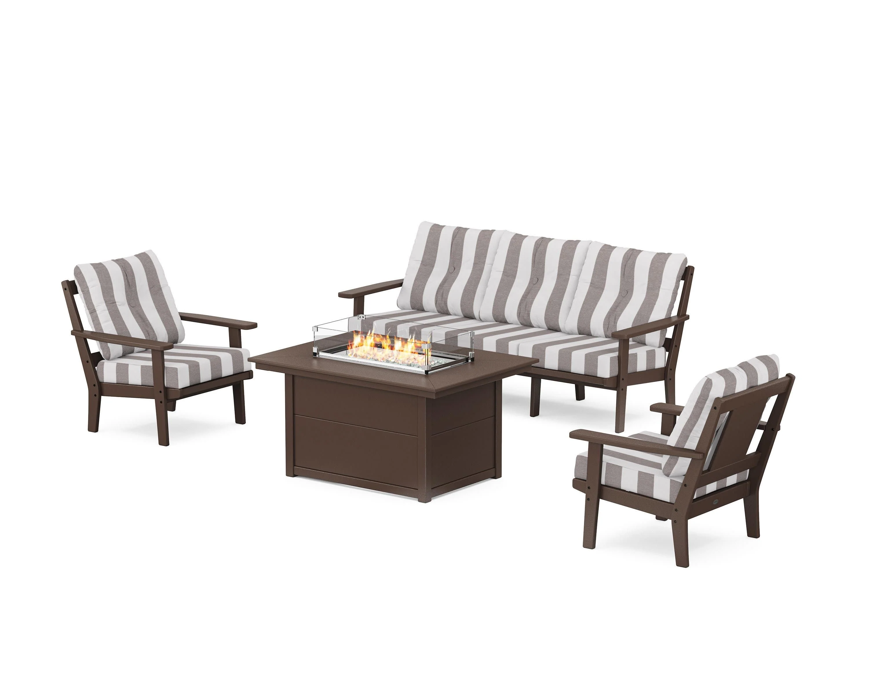 Prairie Deep Seating Fire Pit Table Set - Image 157