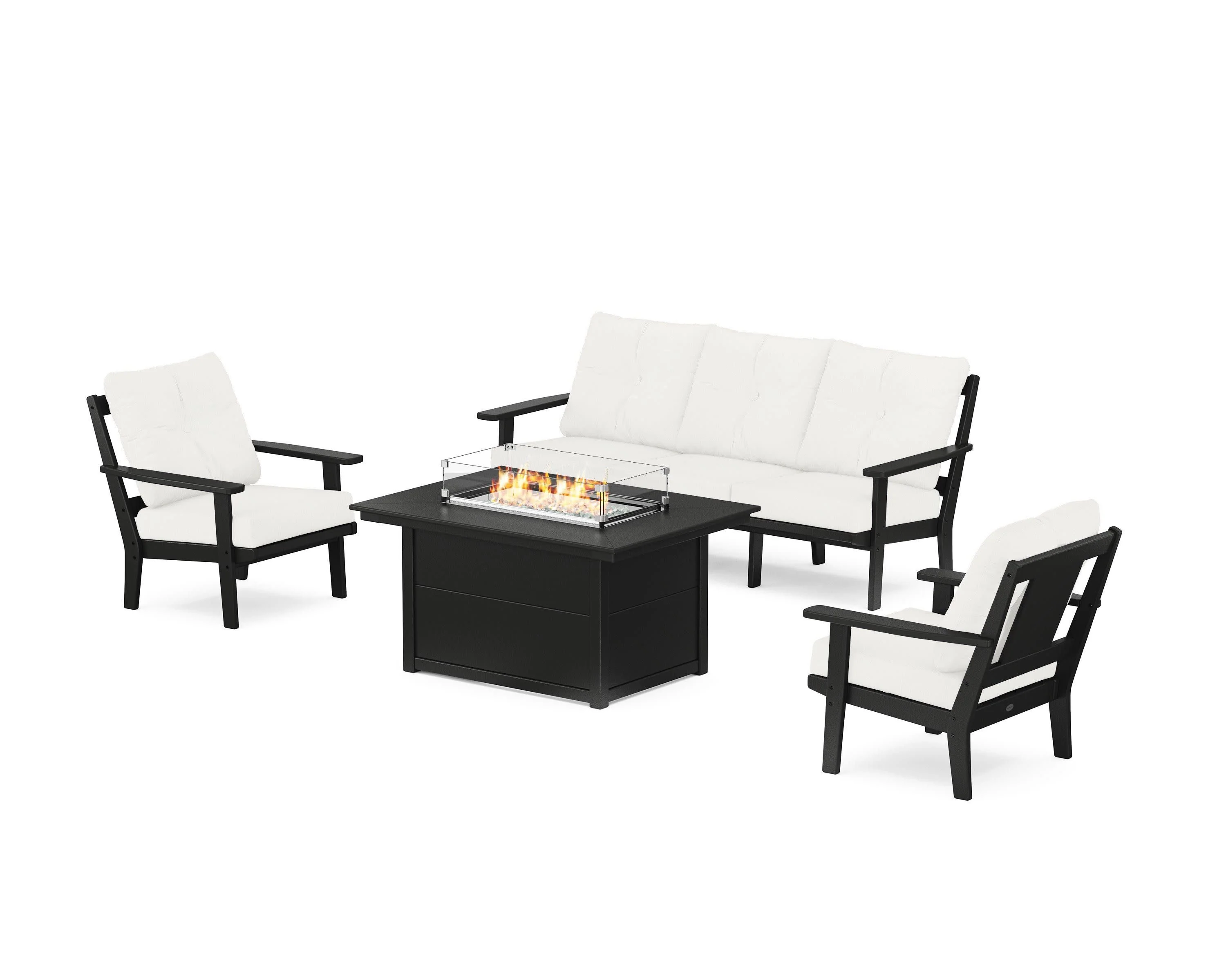 Prairie Deep Seating Fire Pit Table Set - Image 159