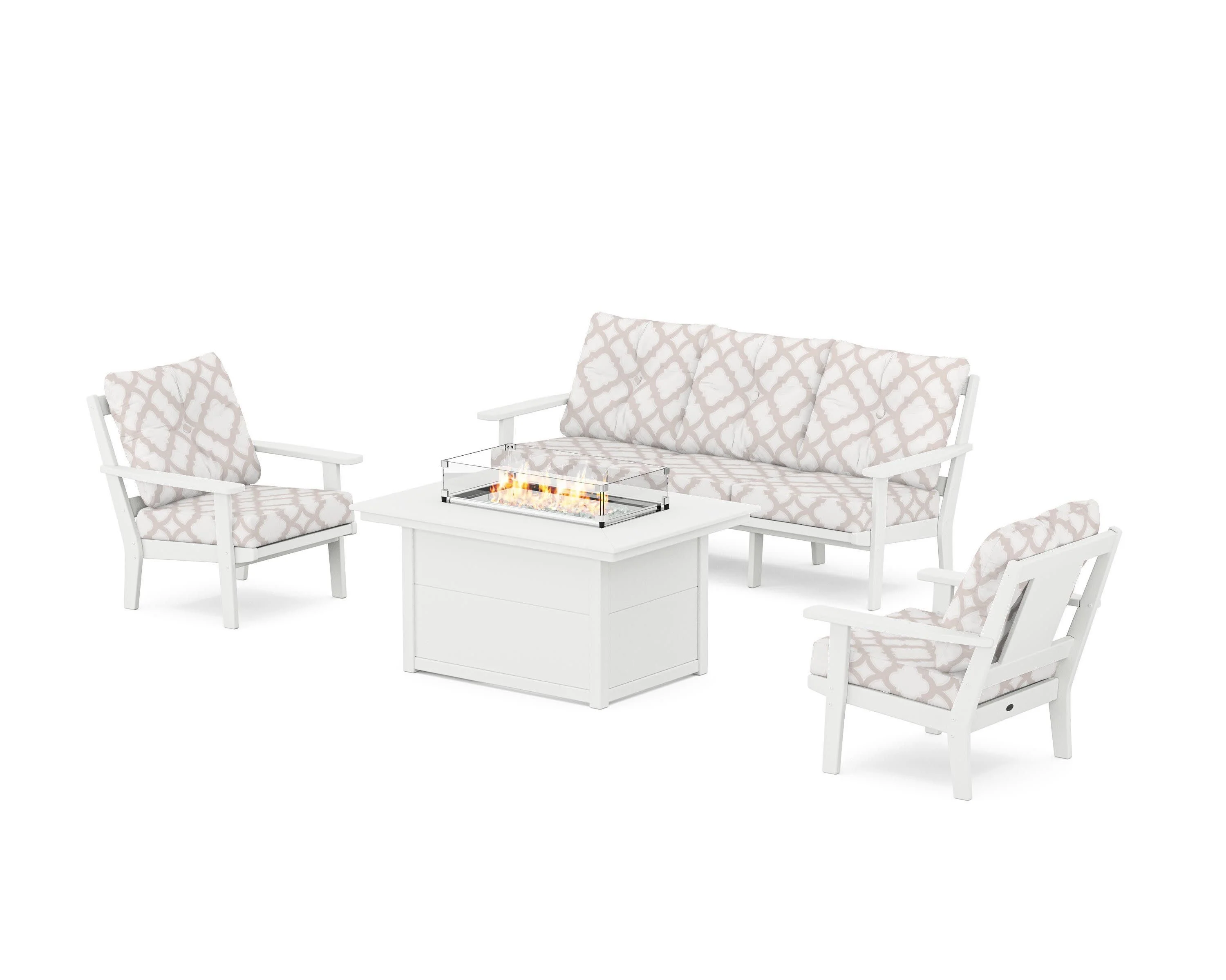 Prairie Deep Seating Fire Pit Table Set - Image 160