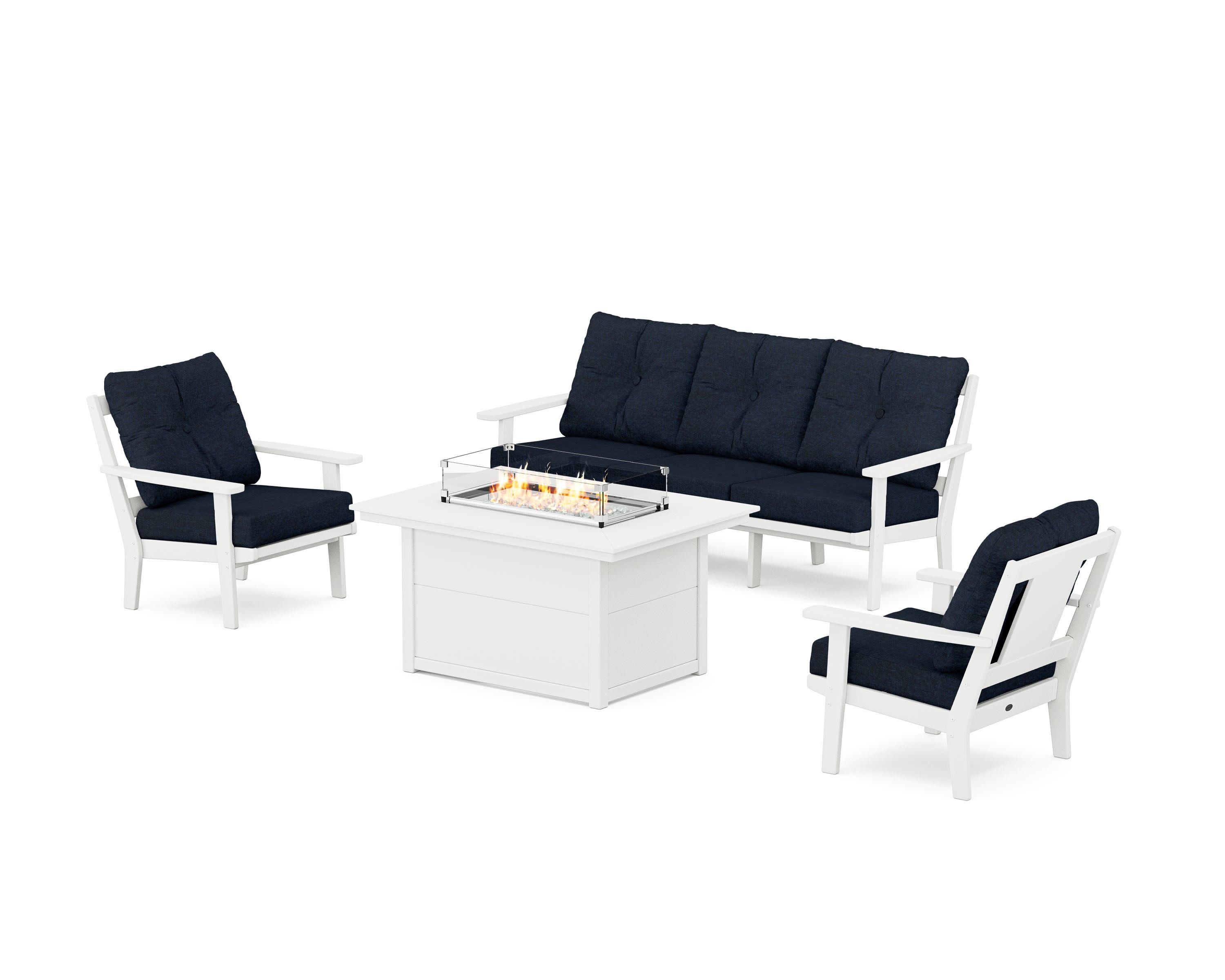 Prairie Deep Seating Fire Pit Table Set - Image 168