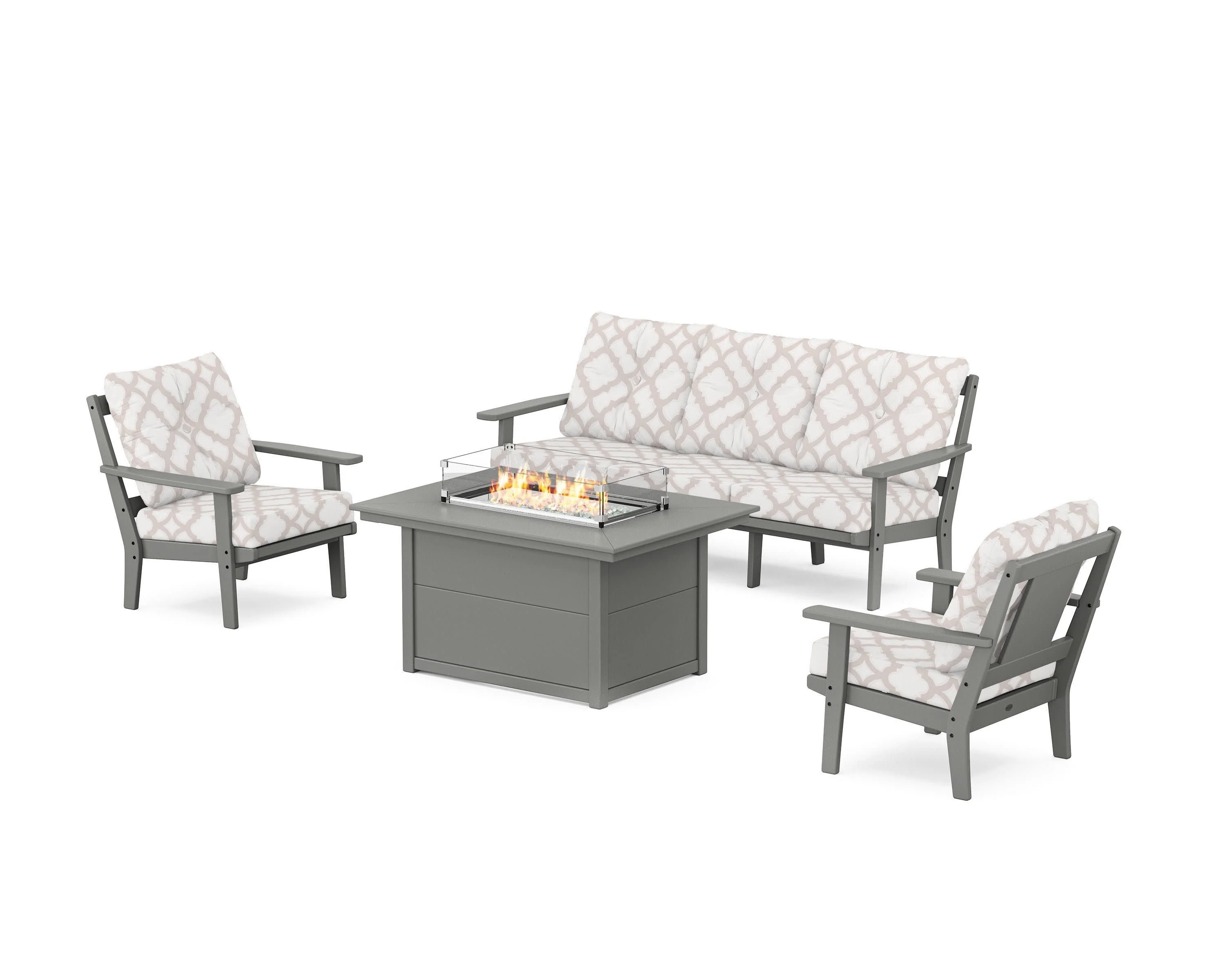 Prairie Deep Seating Fire Pit Table Set - Image 172