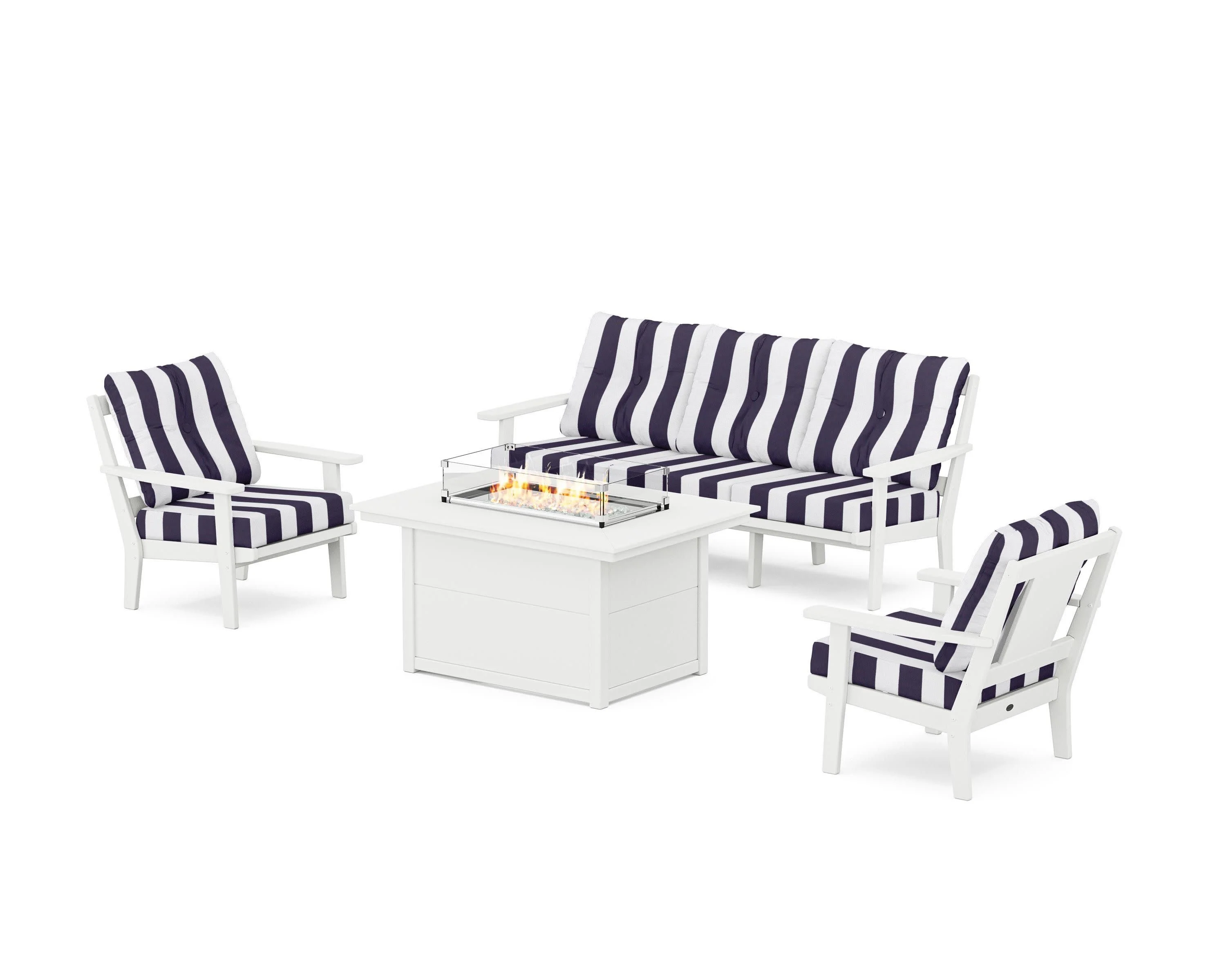 Prairie Deep Seating Fire Pit Table Set - Image 188