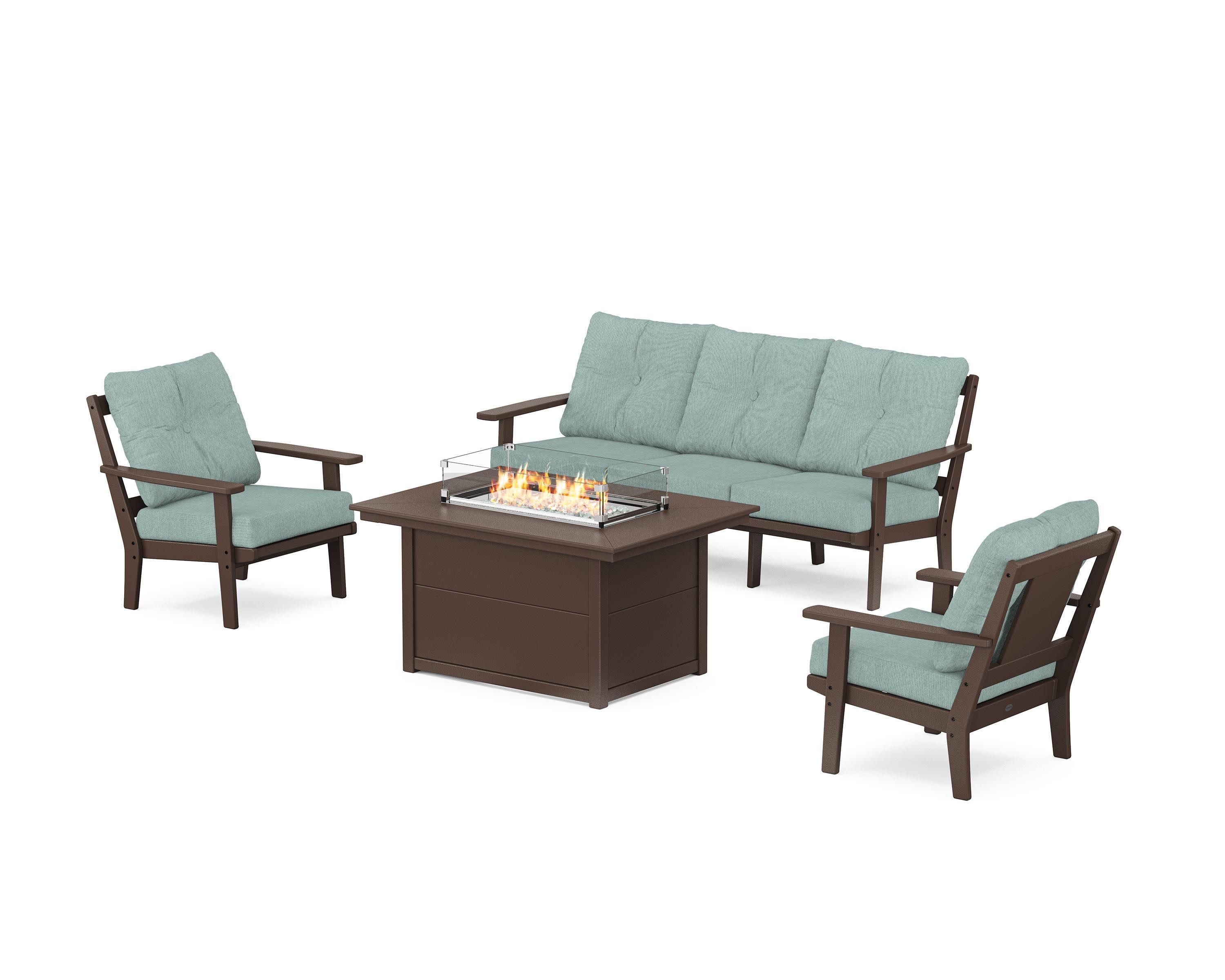 Prairie Deep Seating Fire Pit Table Set - Image 190