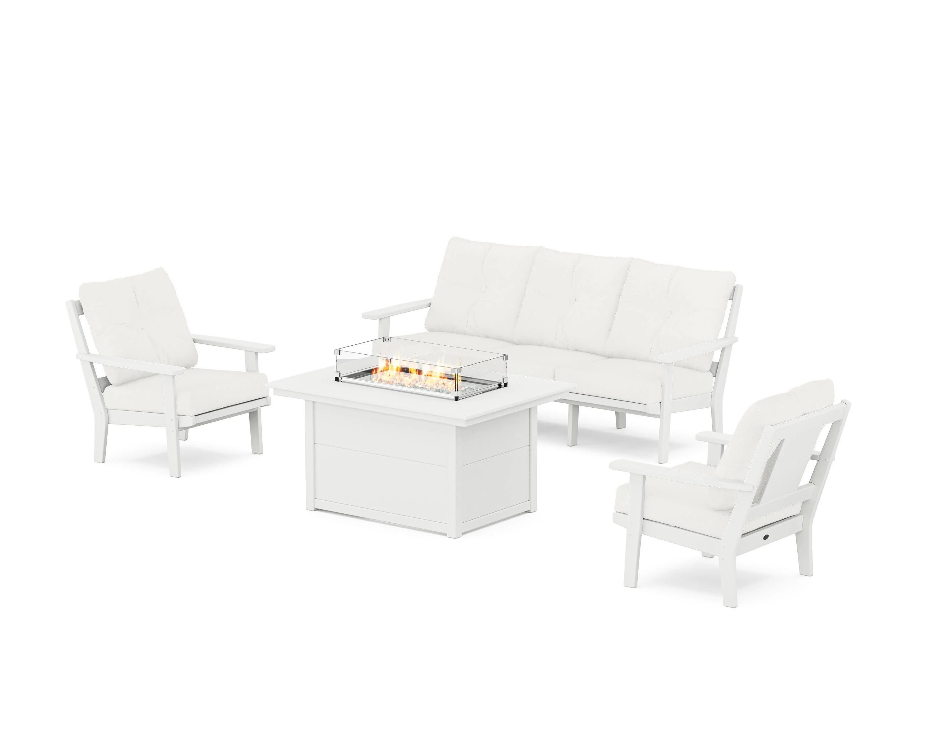 Prairie Deep Seating Fire Pit Table Set - Image 192