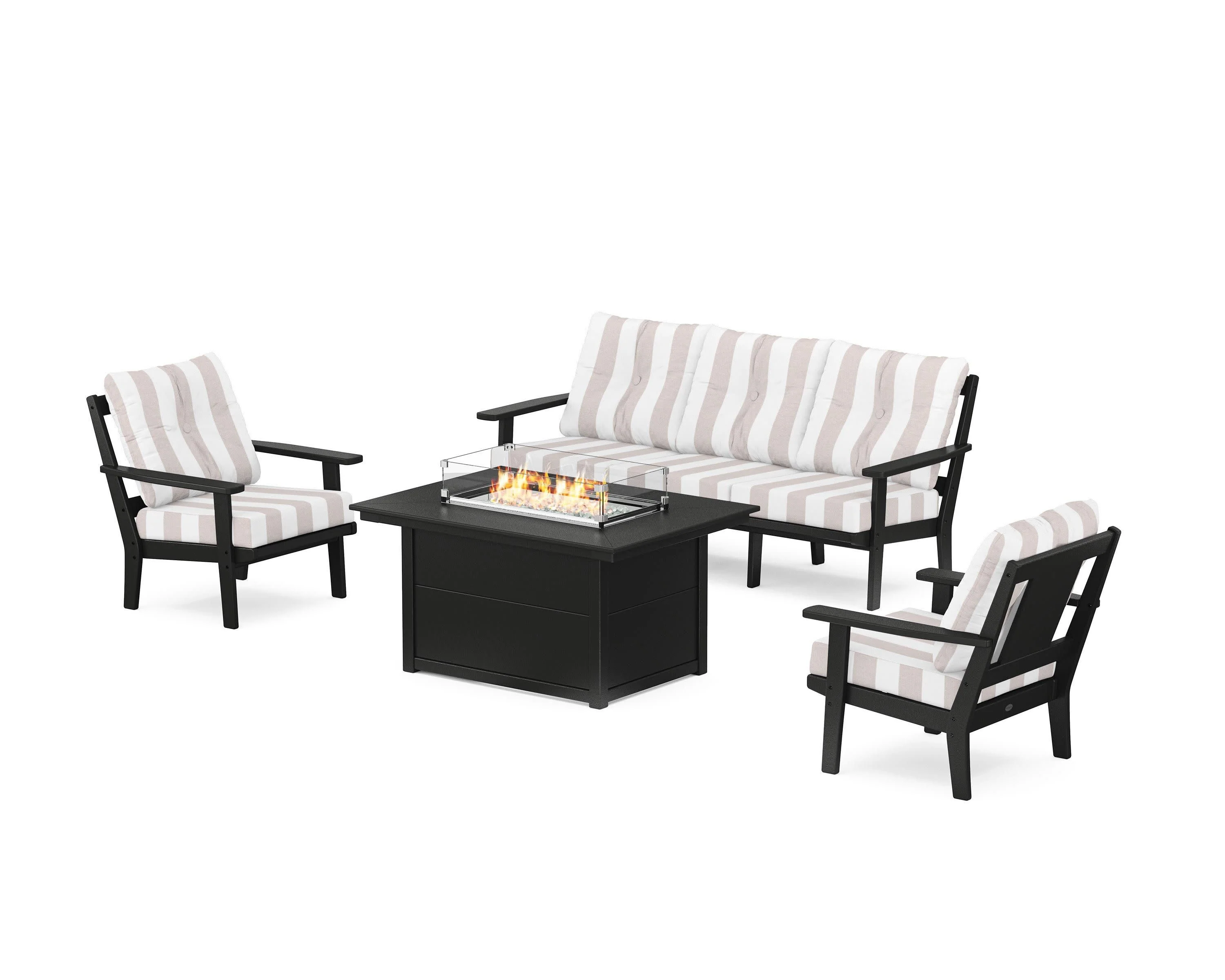 Prairie Deep Seating Fire Pit Table Set - Image 193