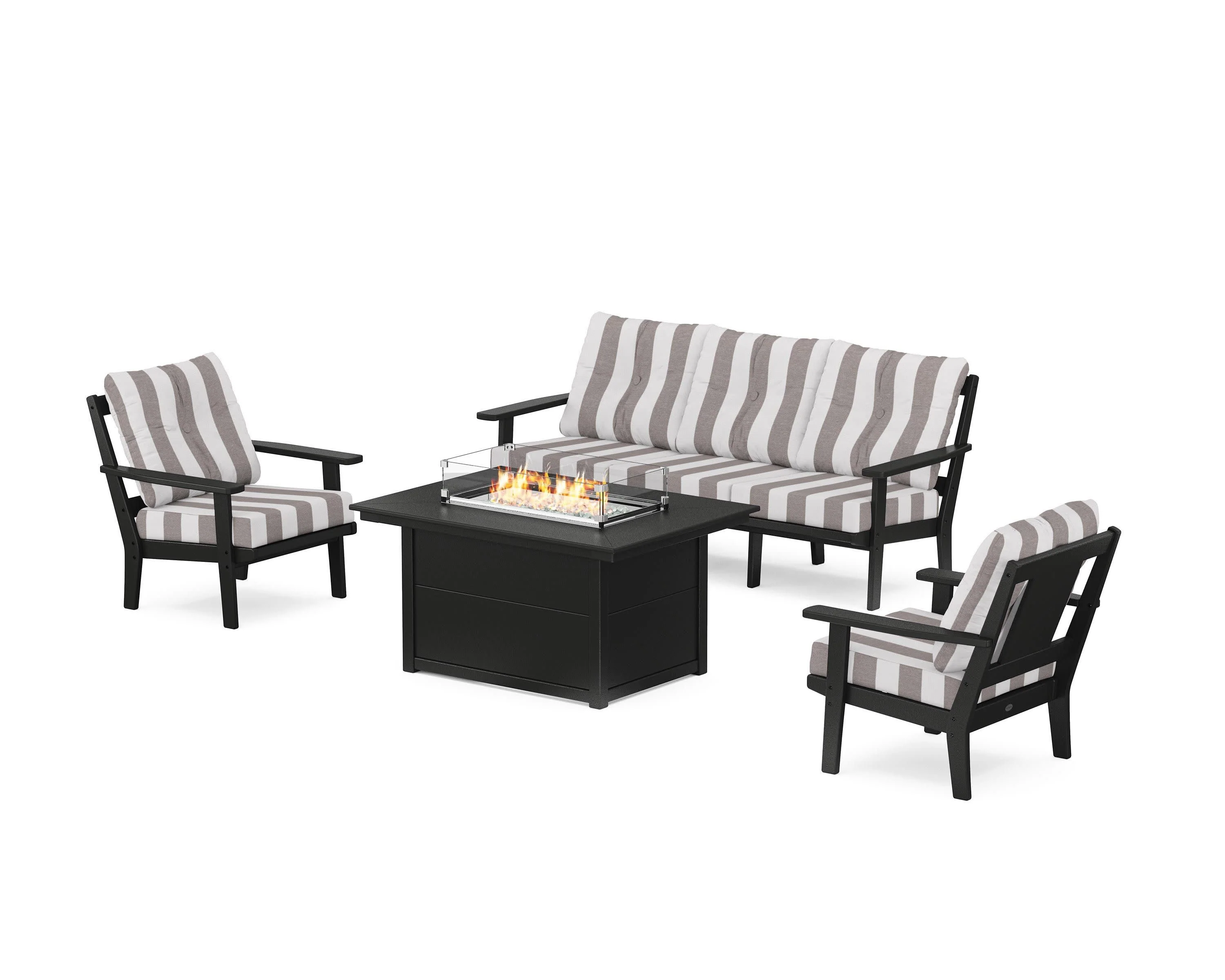 Prairie Deep Seating Fire Pit Table Set - Image 194