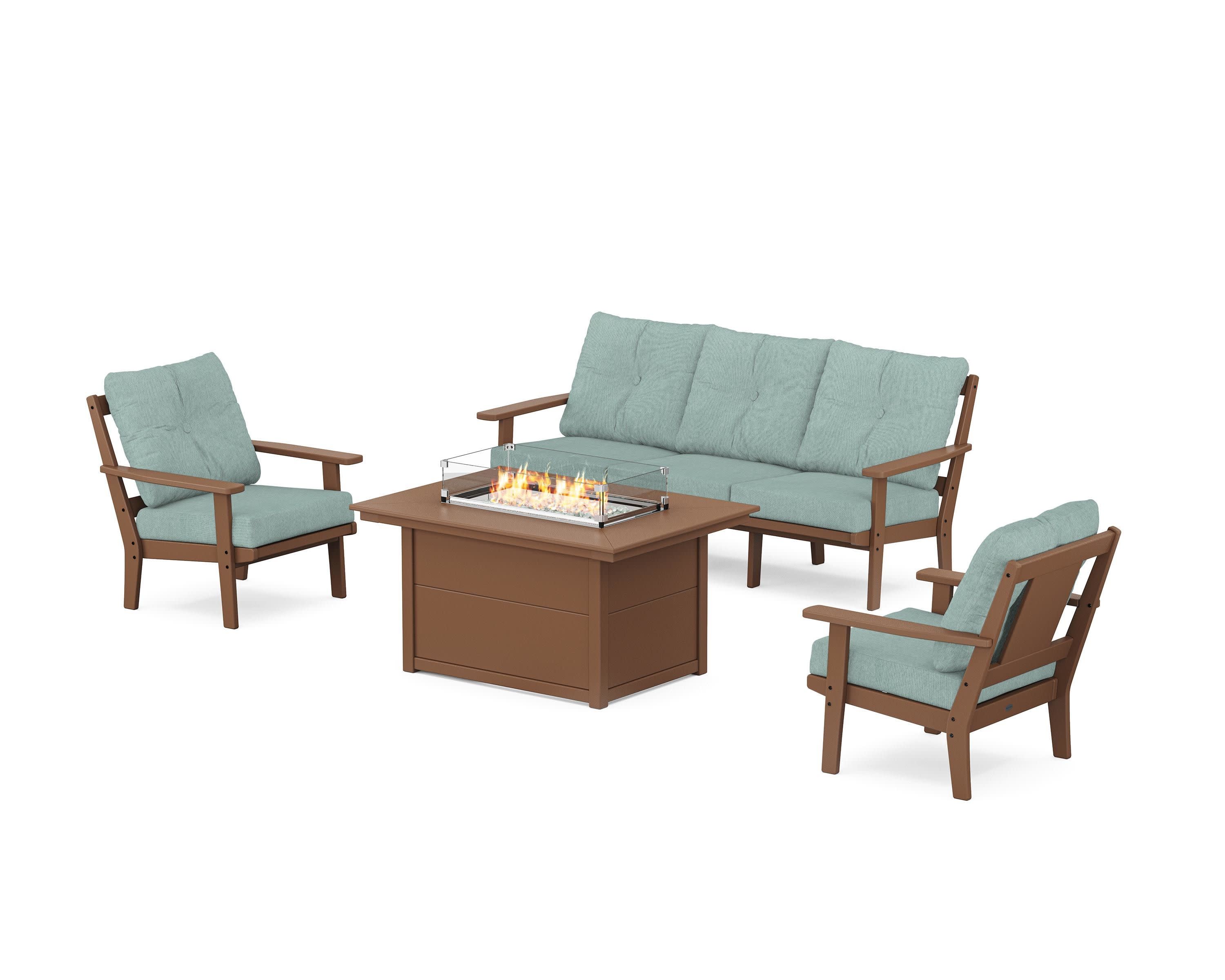Prairie Deep Seating Fire Pit Table Set - Image 195