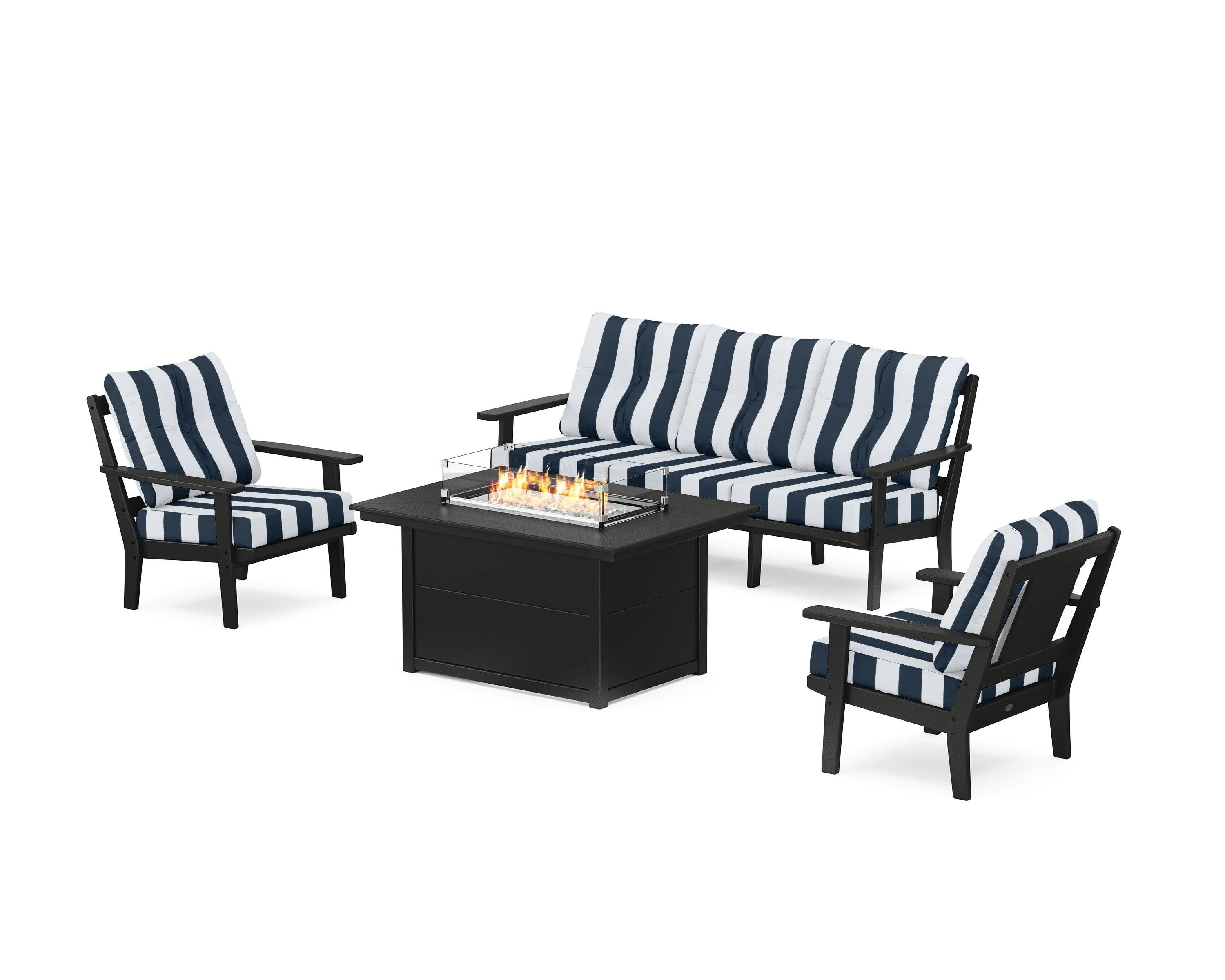 Prairie Deep Seating Fire Pit Table Set - Image 206