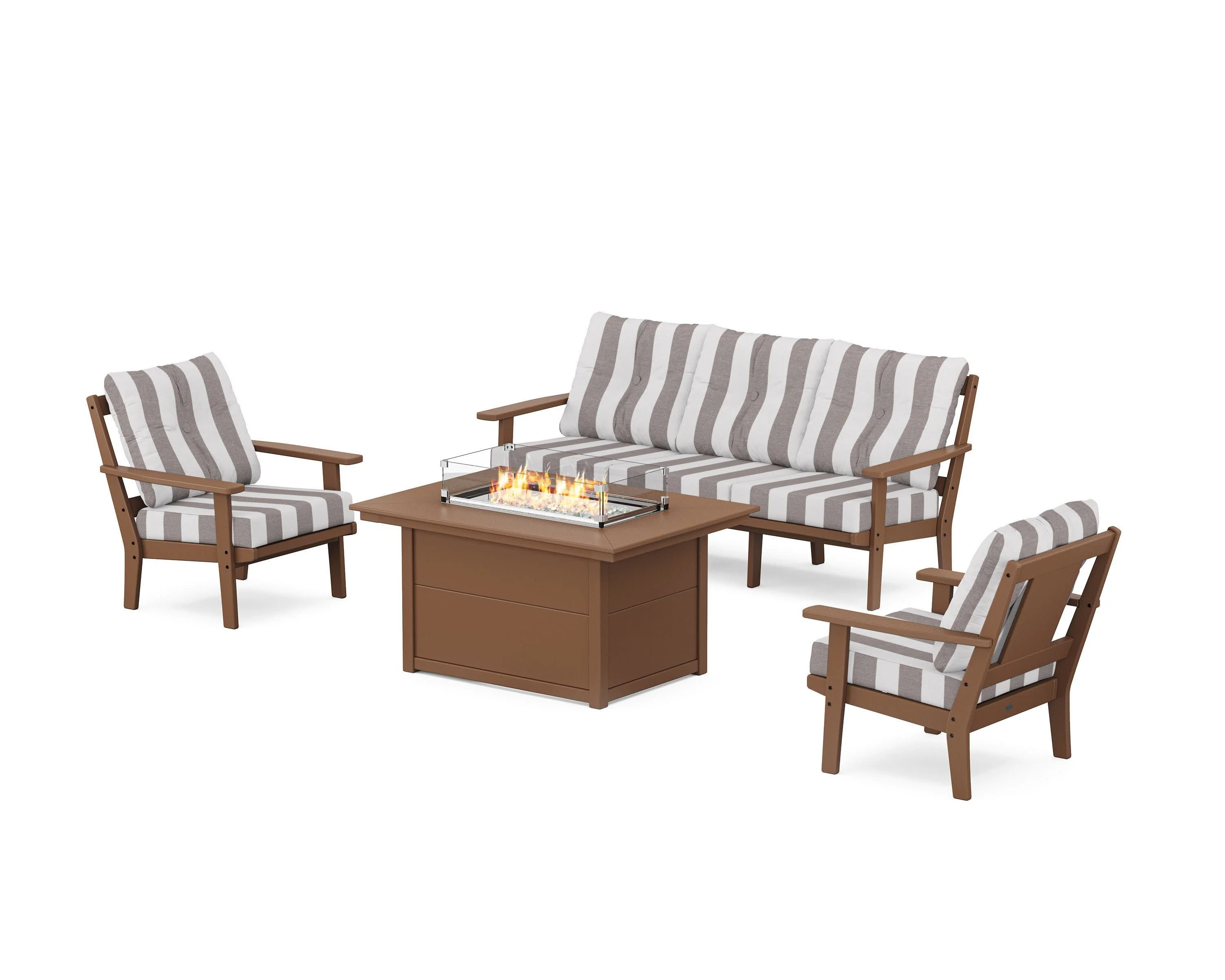 Prairie Deep Seating Fire Pit Table Set - Image 210