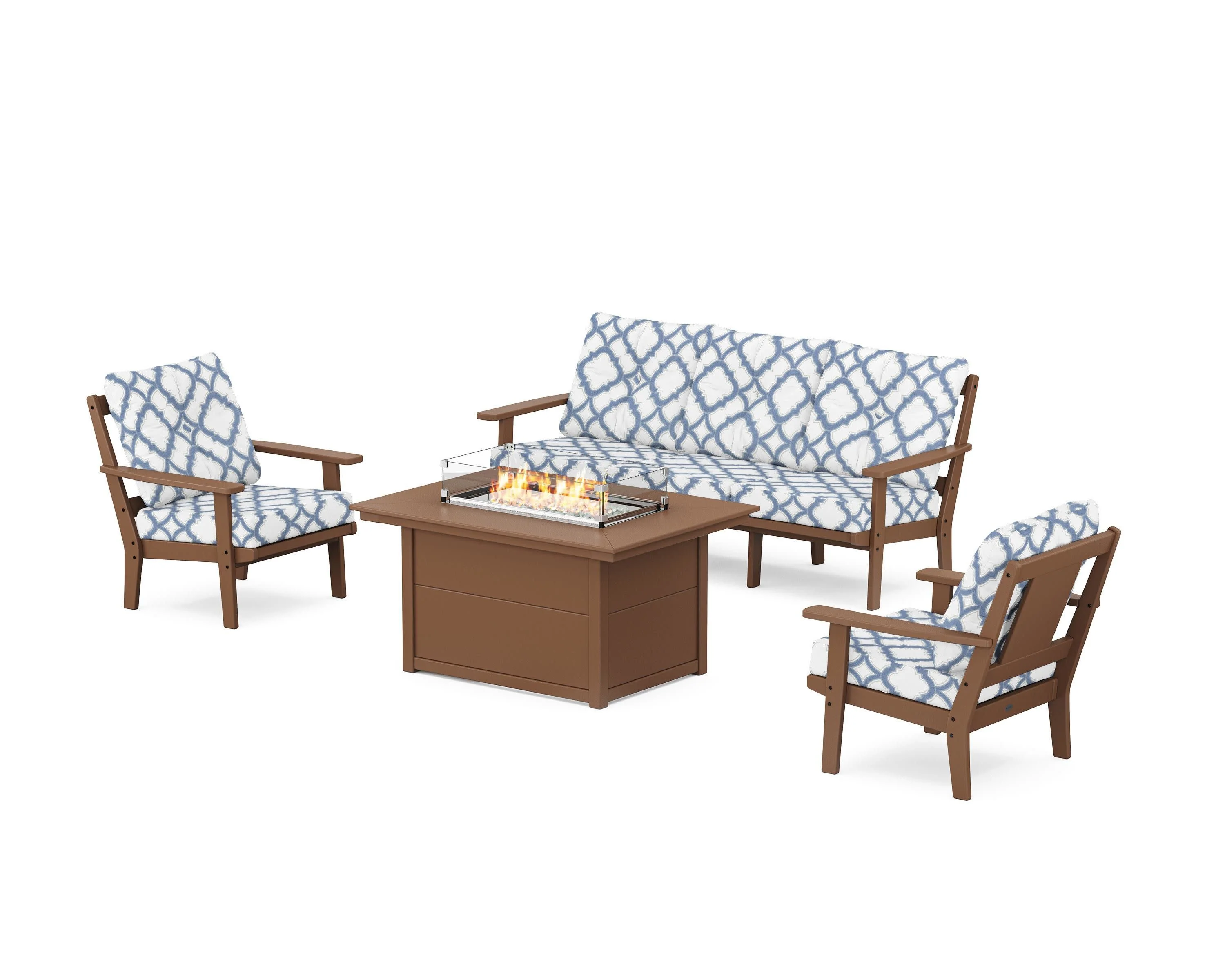 Prairie Deep Seating Fire Pit Table Set - Image 4