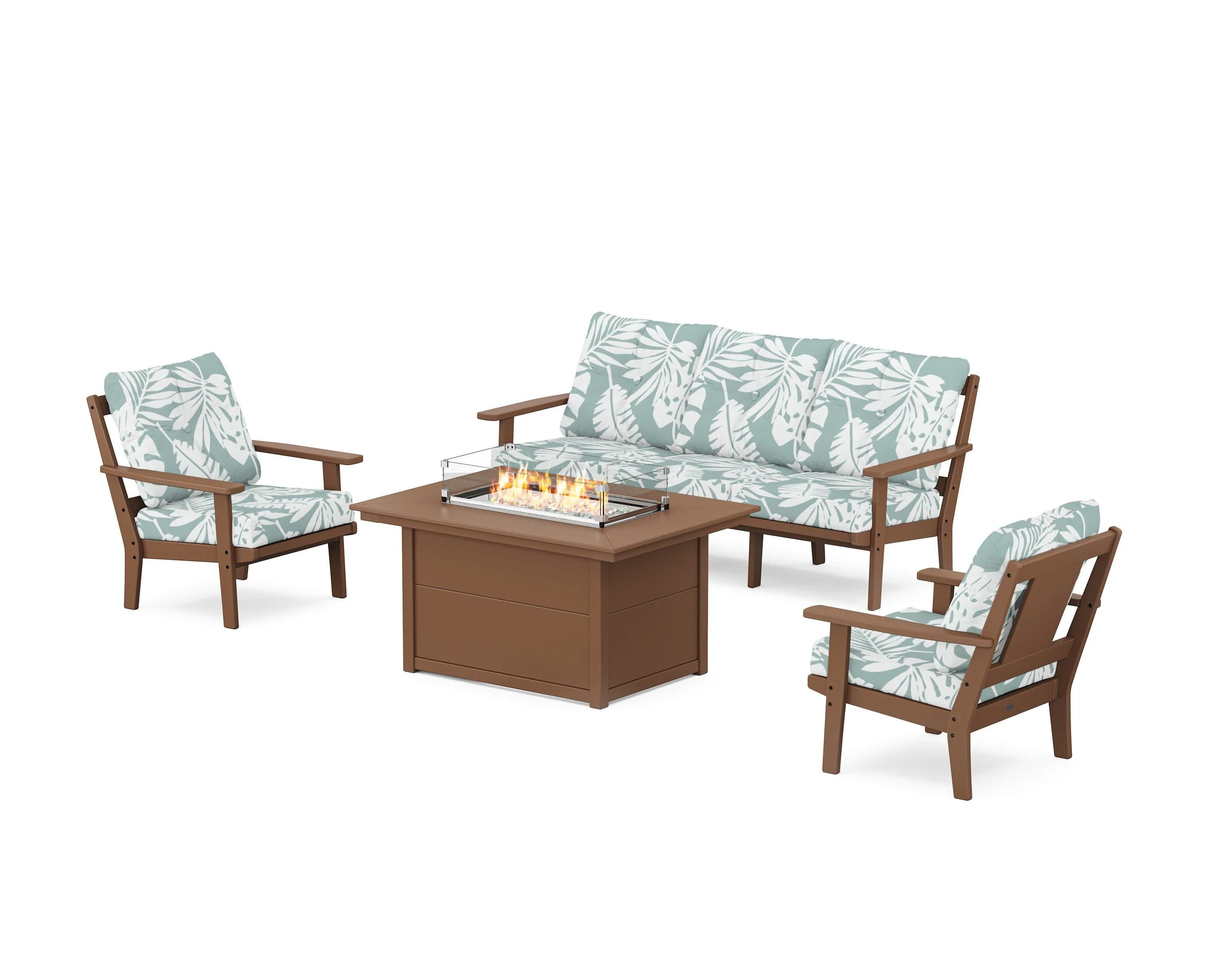 Prairie Deep Seating Fire Pit Table Set - Image 45