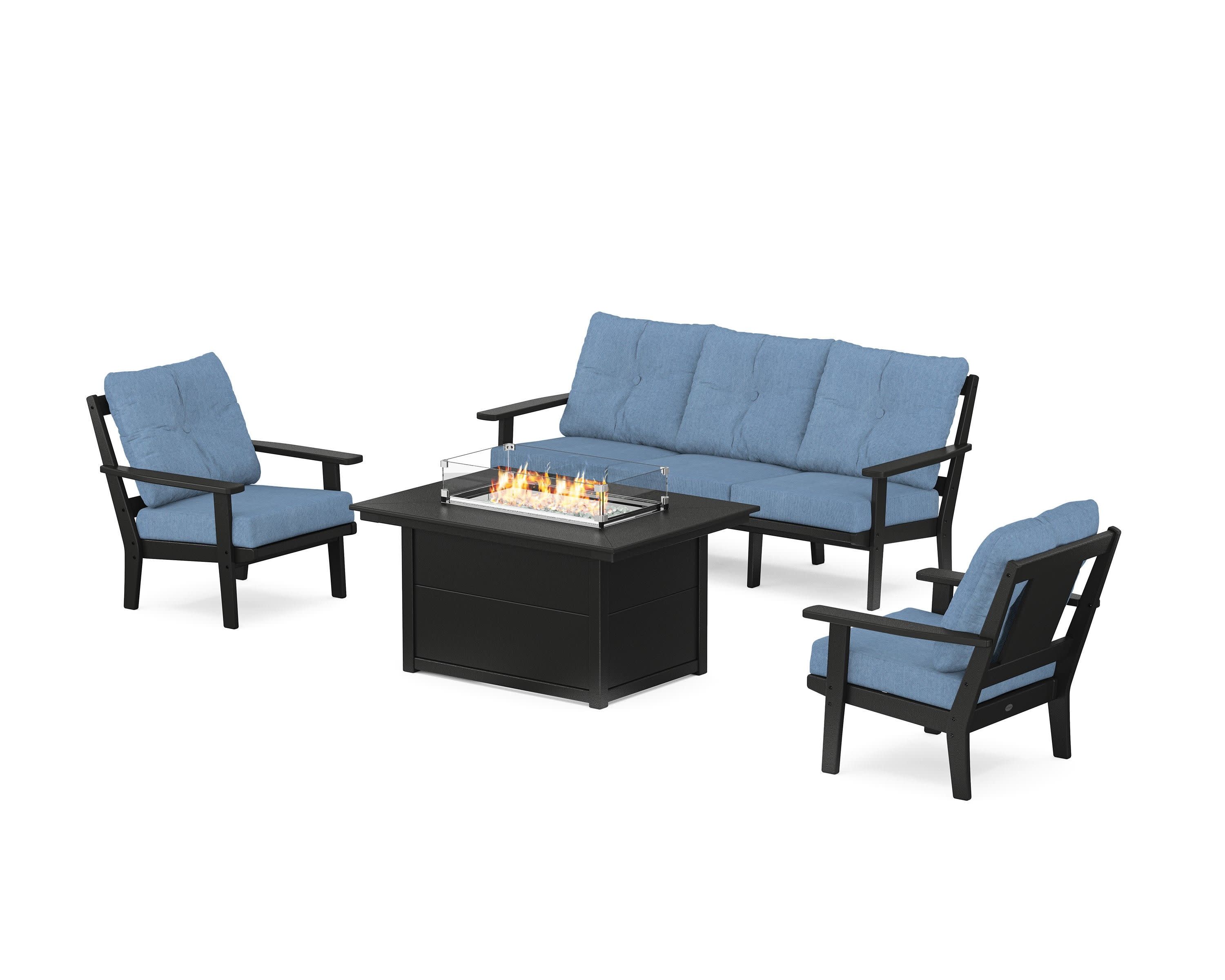 Prairie Deep Seating Fire Pit Table Set - Image 47
